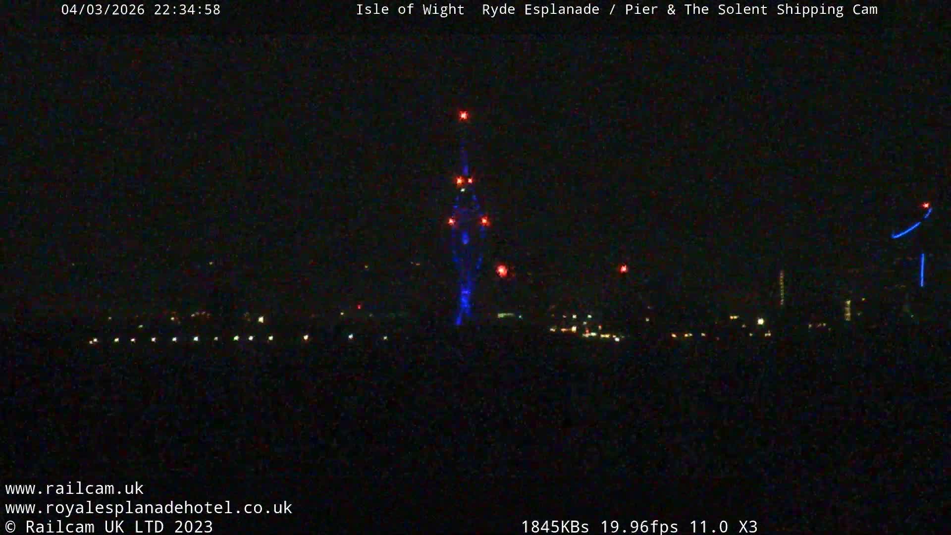 Ryde Pier & Beach Live Cam -Isle Of Wight, South East, England, United Kingdom