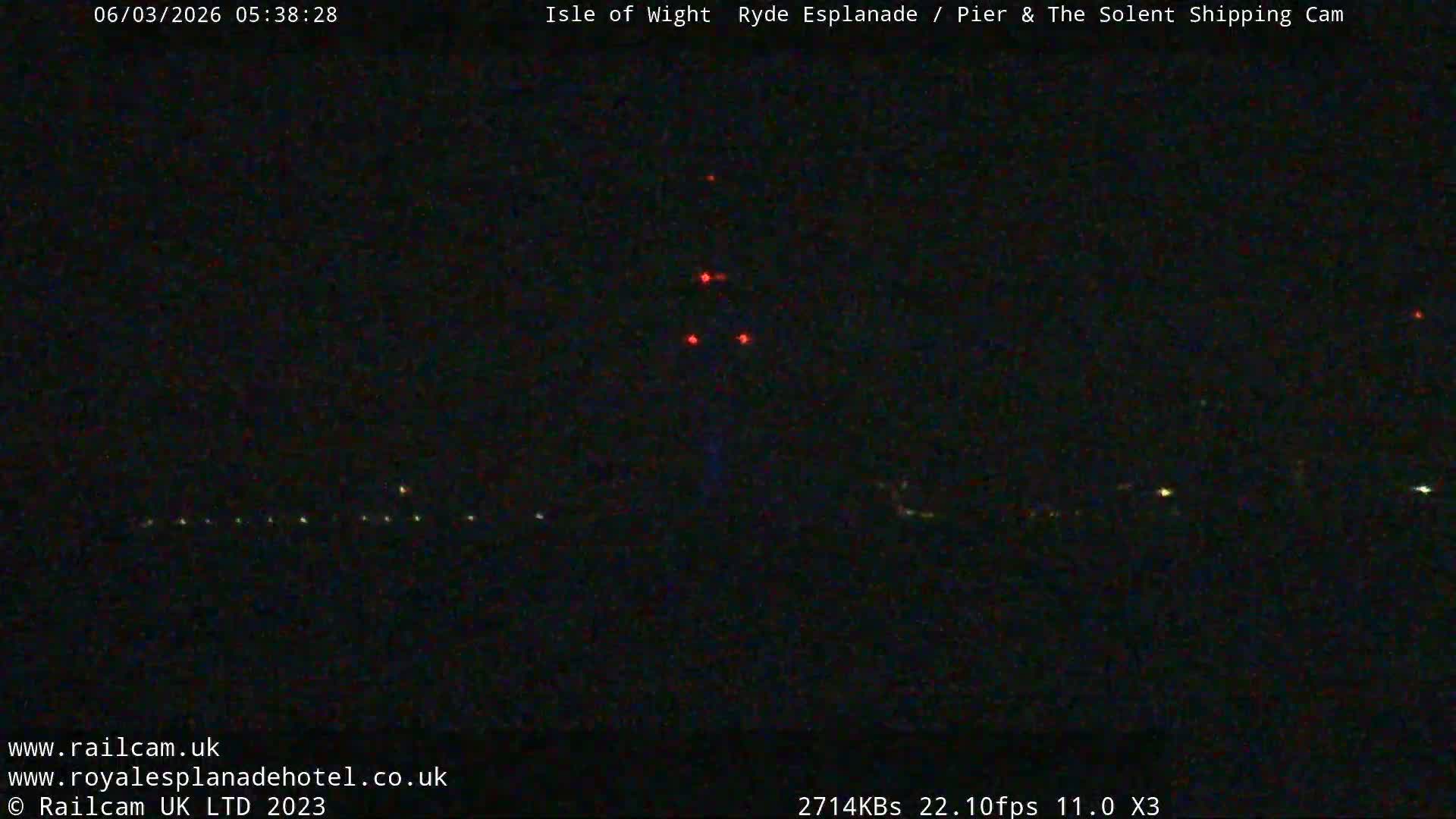 Ryde Pier & Beach Live Cam -Isle Of Wight, South East, England, United Kingdom