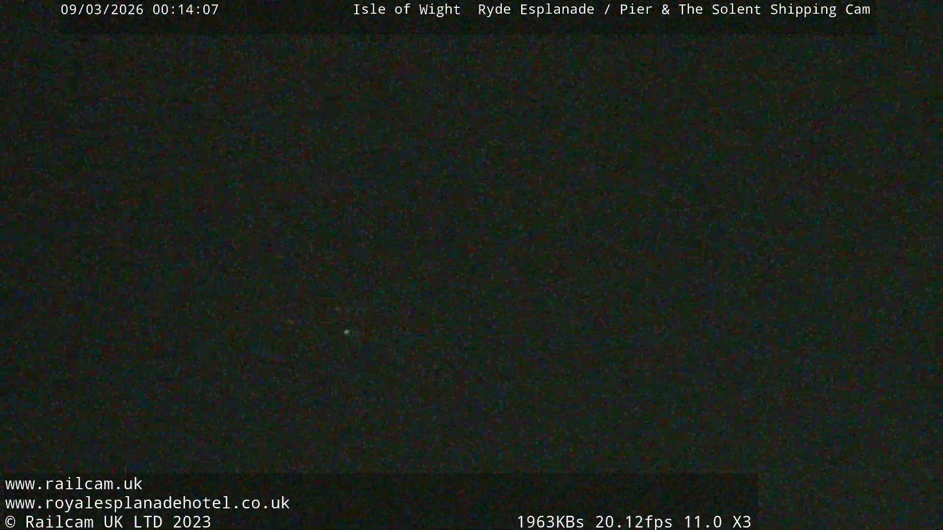 Ryde Pier & Beach Live Cam -Isle Of Wight, South East, England, United Kingdom