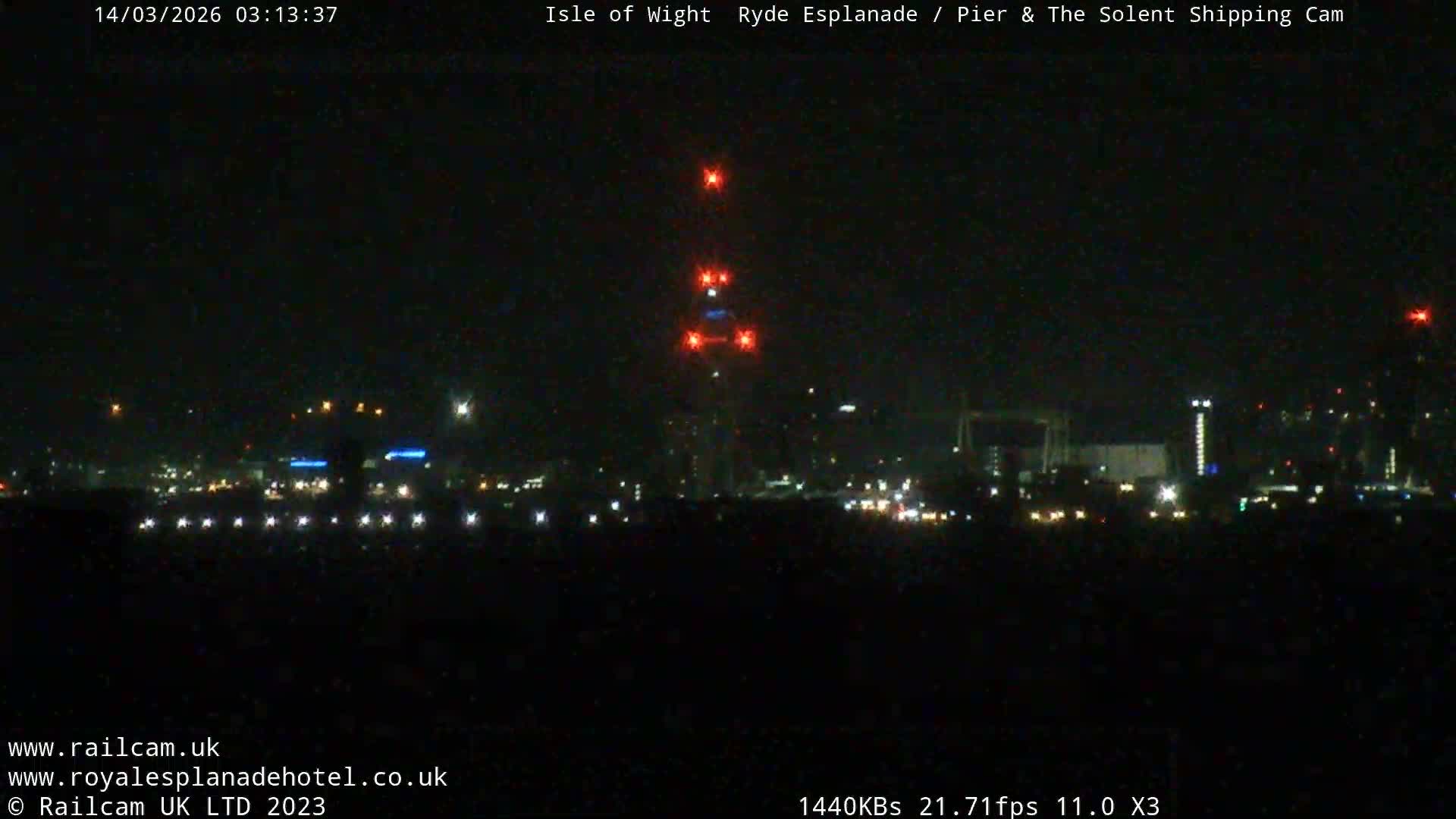 Ryde Pier & Beach Live Cam -Isle Of Wight, South East, England, United Kingdom