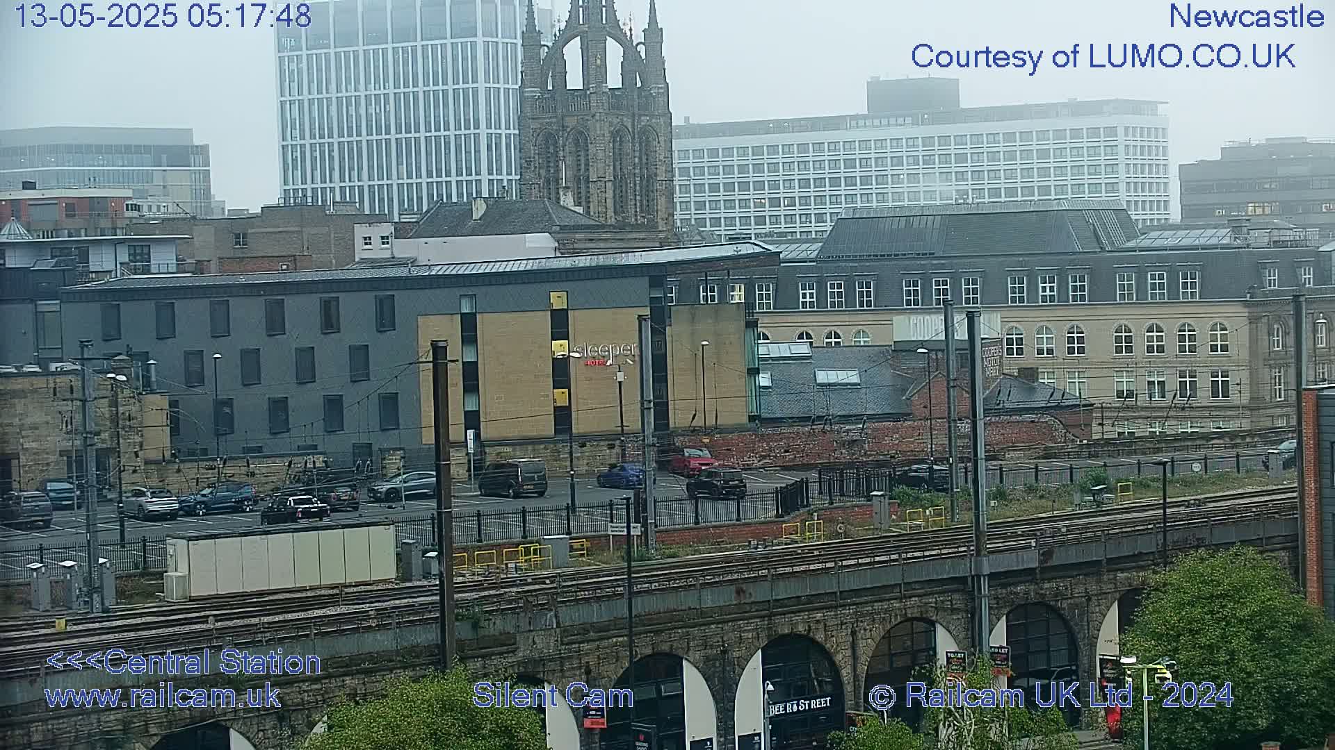 Newcastle upon Tyne Central Station Northeast Approach & Center Live Cam - Tyne and Wear, North East, England, United Kingdom