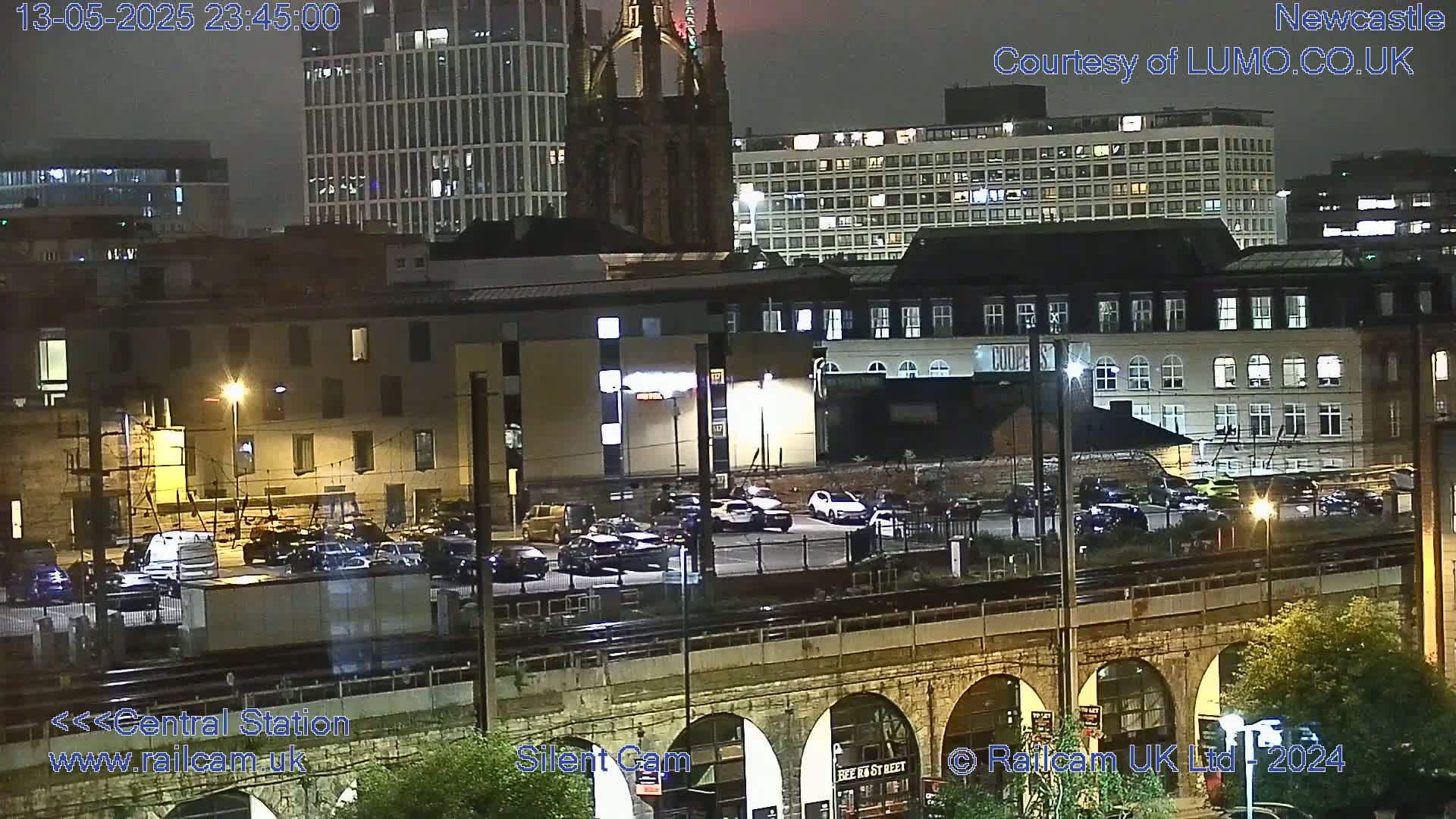 Newcastle upon Tyne Central Station Northeast Approach & Center Live Cam - Tyne and Wear, North East, England, United Kingdom