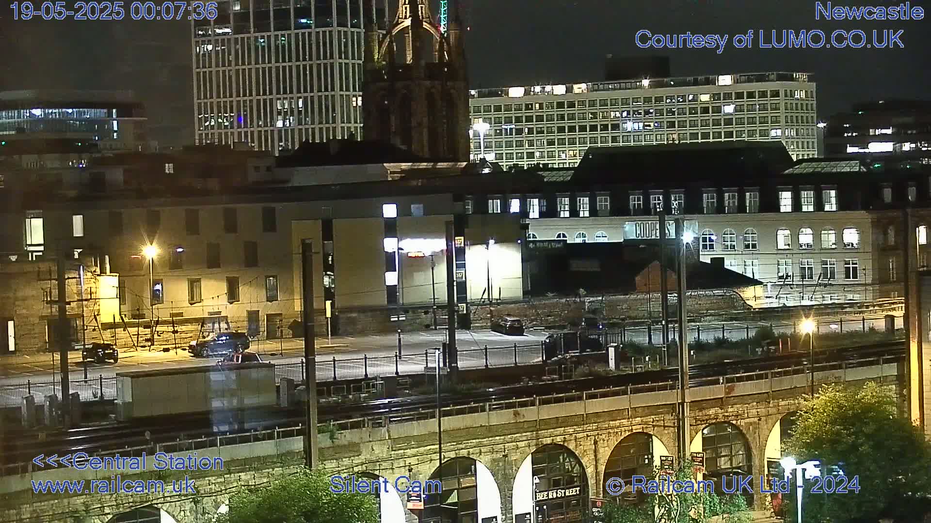 Newcastle upon Tyne Central Station Northeast Approach & Center Live Cam - Tyne and Wear, North East, England, United Kingdom
