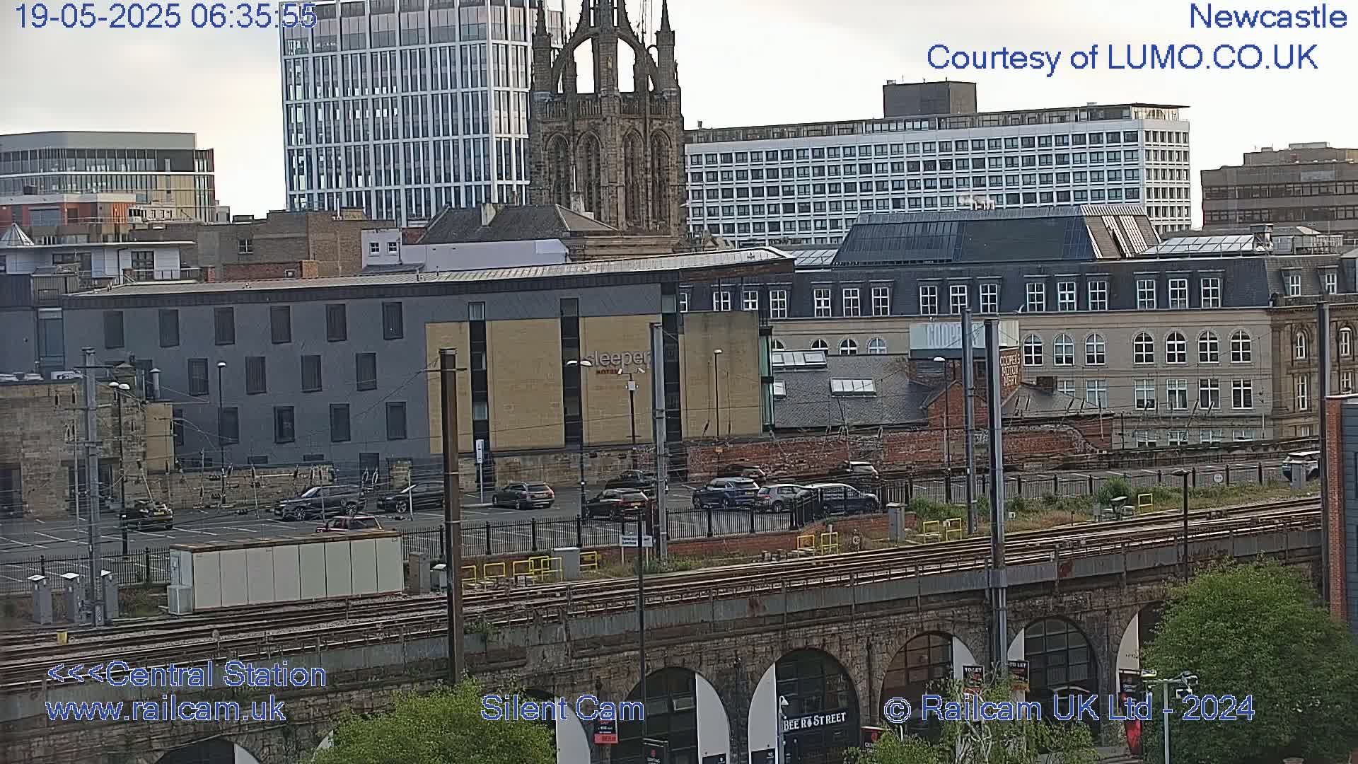 Newcastle upon Tyne Central Station Northeast Approach & Center Live Cam - Tyne and Wear, North East, England, United Kingdom