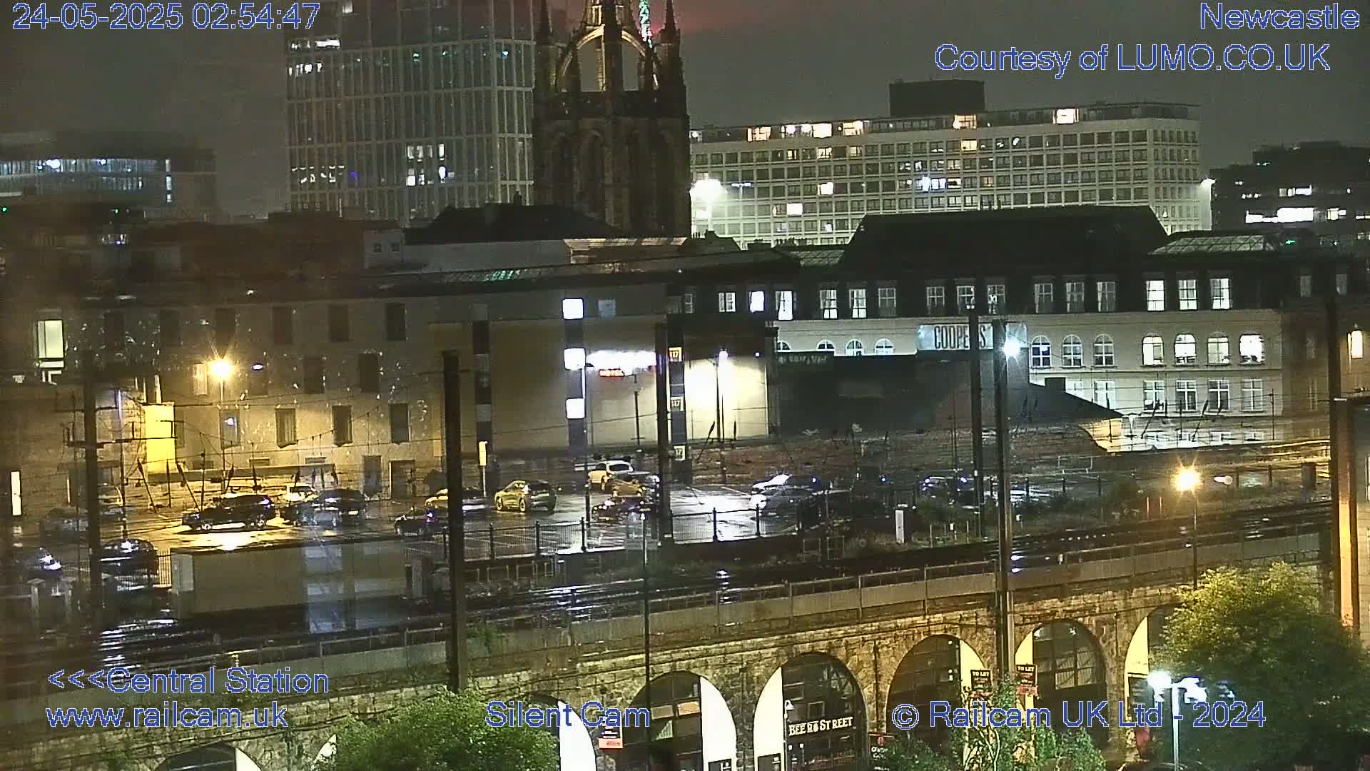 Newcastle upon Tyne Central Station Northeast Approach & Center Live Cam - Tyne and Wear, North East, England, United Kingdom