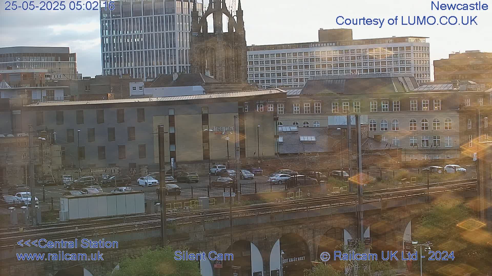 Newcastle upon Tyne Central Station Northeast Approach & Center Live Cam - Tyne and Wear, North East, England, United Kingdom