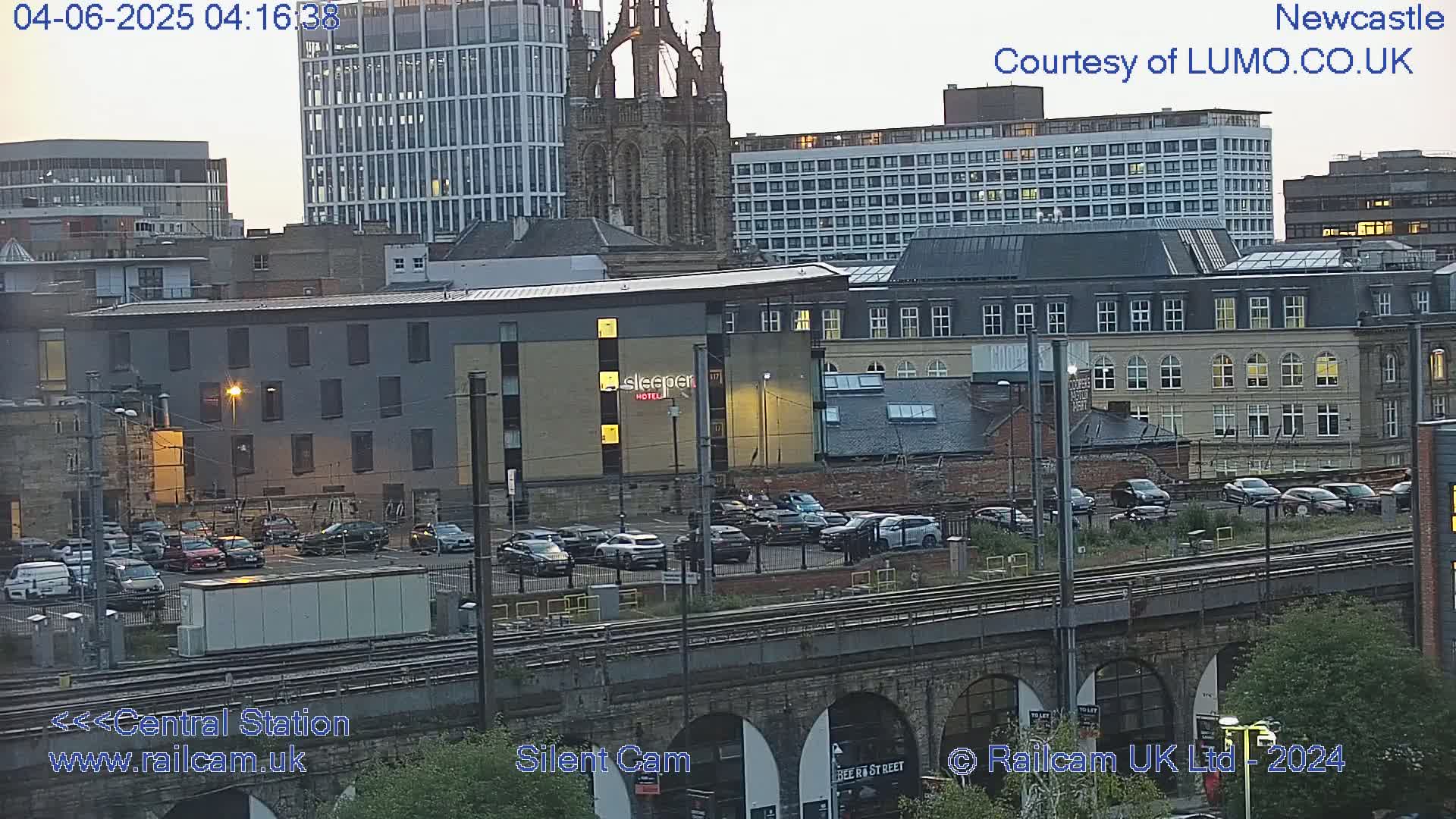 Newcastle upon Tyne Central Station Northeast Approach & Center Live Cam - Tyne and Wear, North East, England, United Kingdom