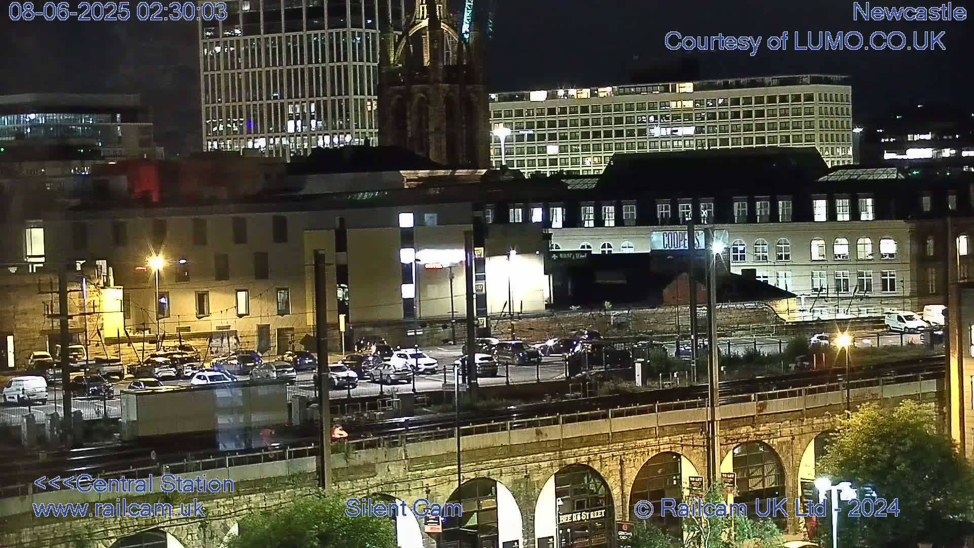 Newcastle upon Tyne Central Station Northeast Approach & Center Live Cam - Tyne and Wear, North East, England, United Kingdom