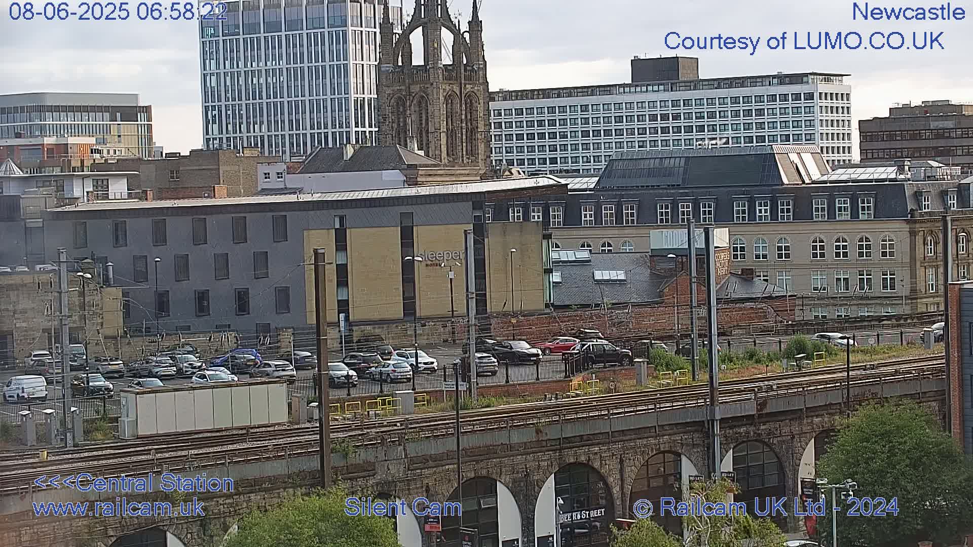 Newcastle upon Tyne Central Station Northeast Approach & Center Live Cam - Tyne and Wear, North East, England, United Kingdom