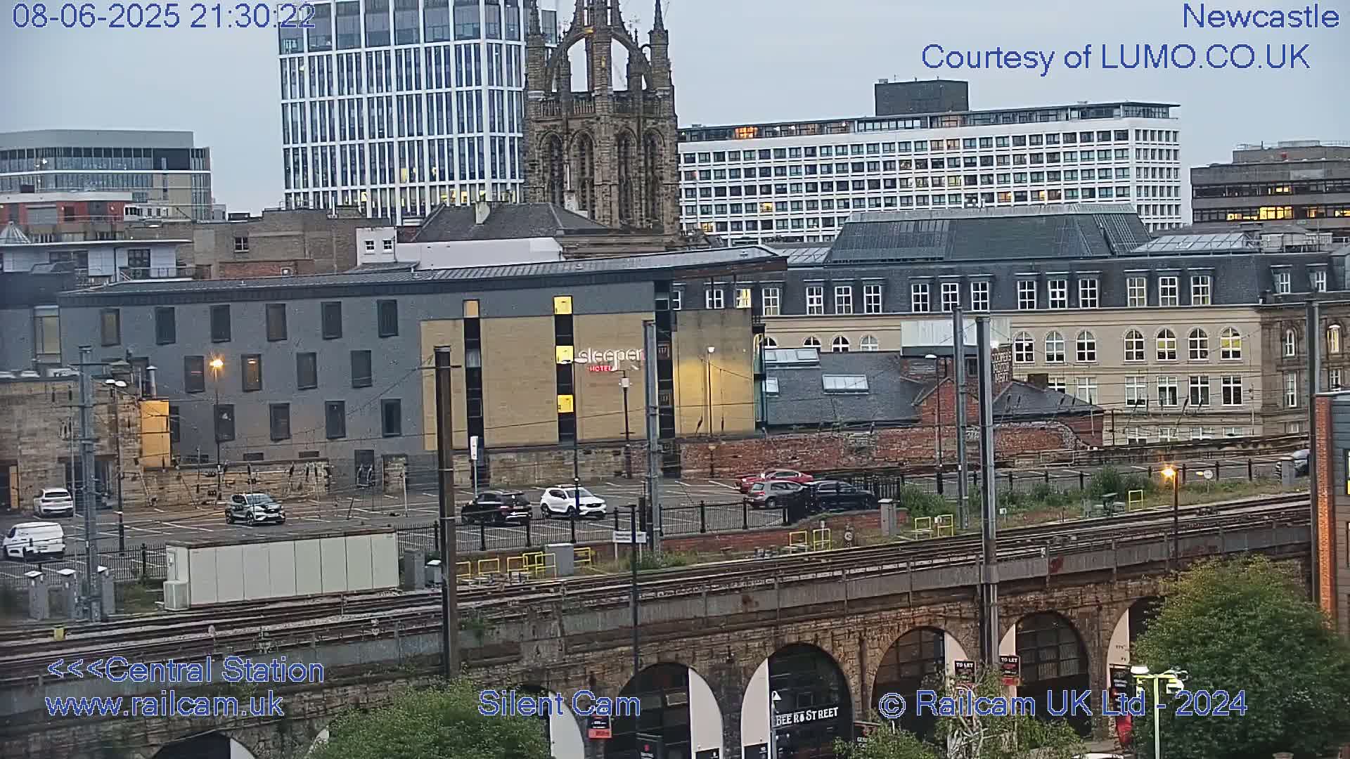 Newcastle upon Tyne Central Station Northeast Approach & Center Live Cam - Tyne and Wear, North East, England, United Kingdom