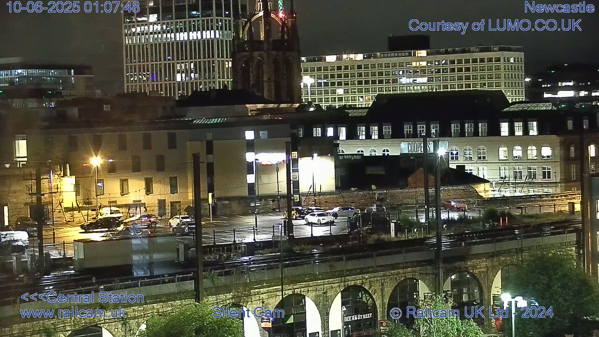 Newcastle upon Tyne Central Station Northeast Approach & Center Live Cam - Tyne and Wear, North East, England, United Kingdom
