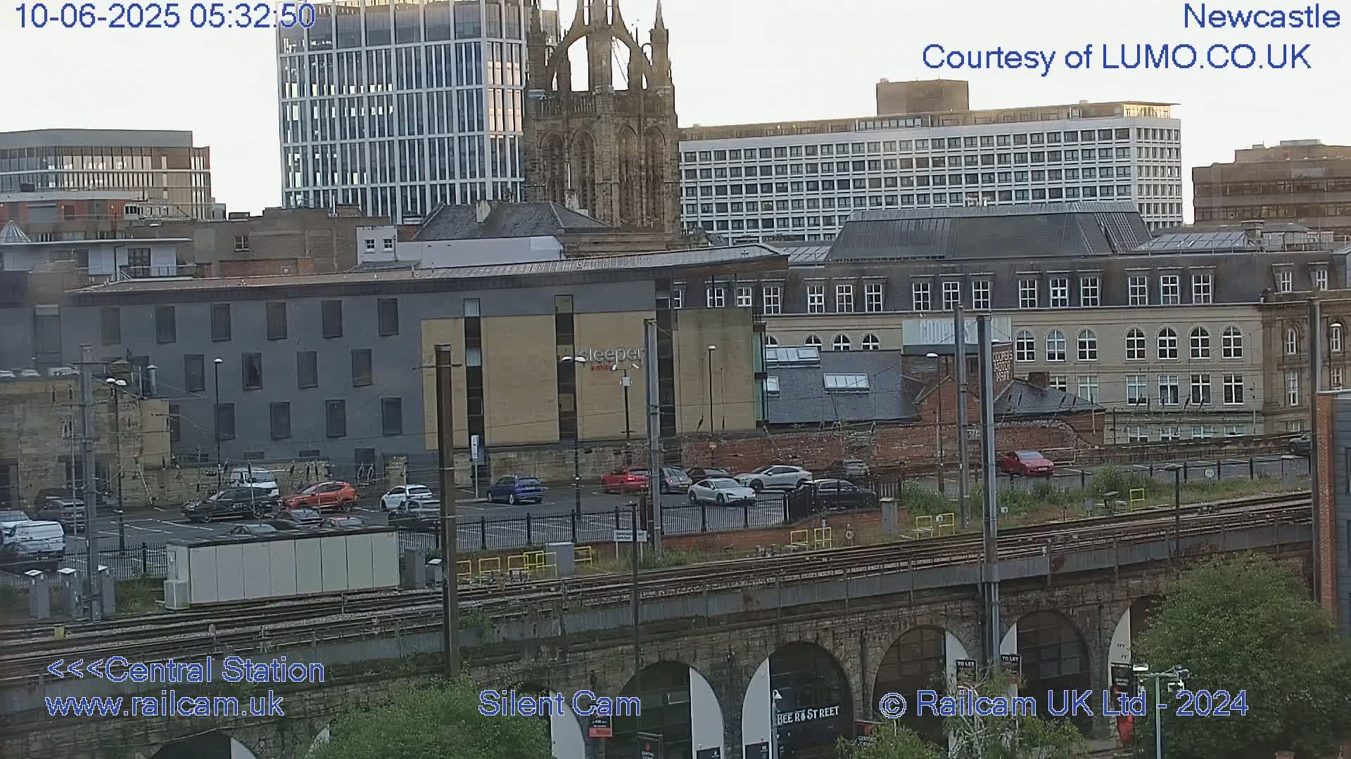 Newcastle upon Tyne Central Station Northeast Approach & Center Live Cam - Tyne and Wear, North East, England, United Kingdom