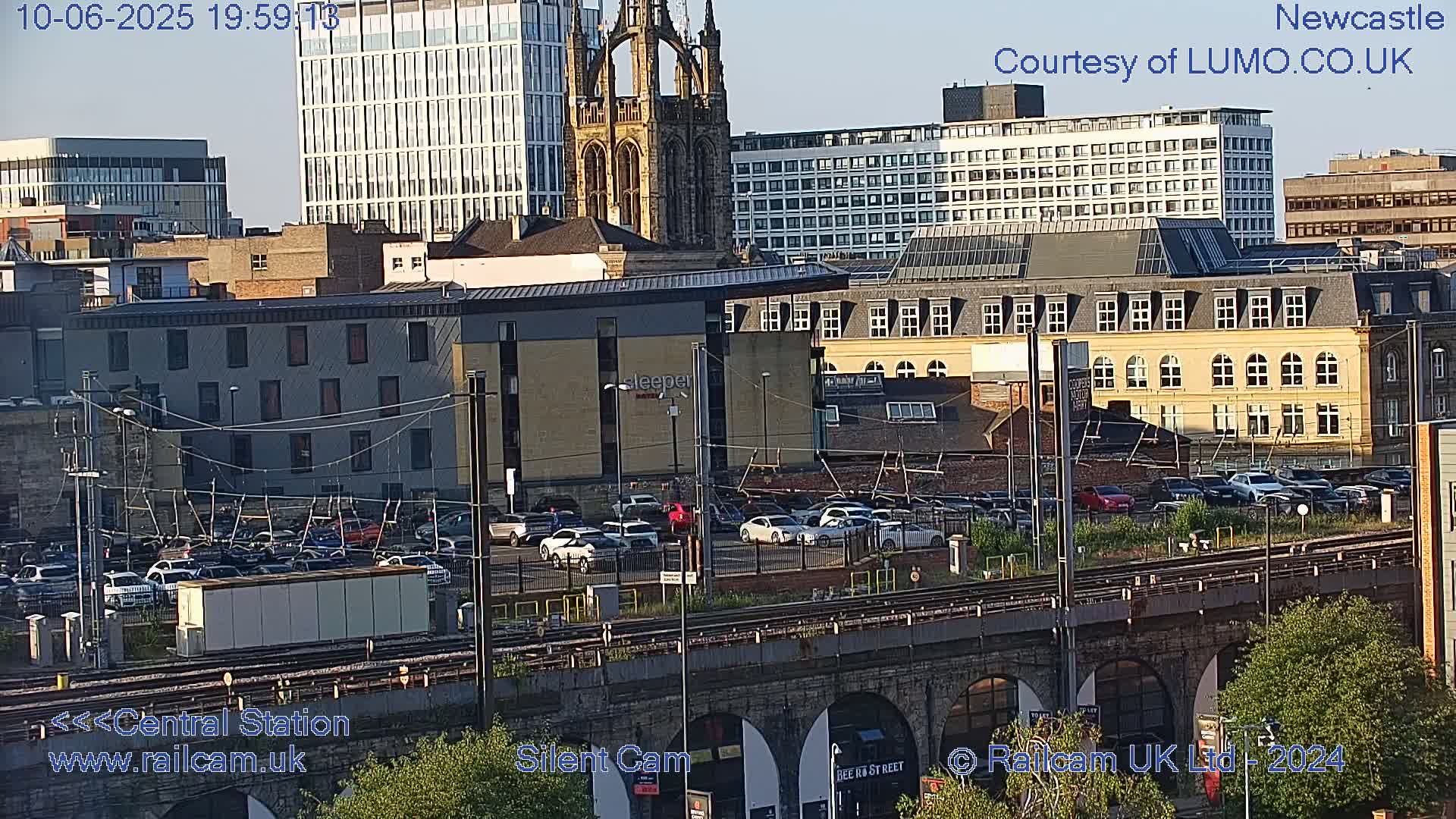Newcastle upon Tyne Central Station Northeast Approach & Center Live Cam - Tyne and Wear, North East, England, United Kingdom