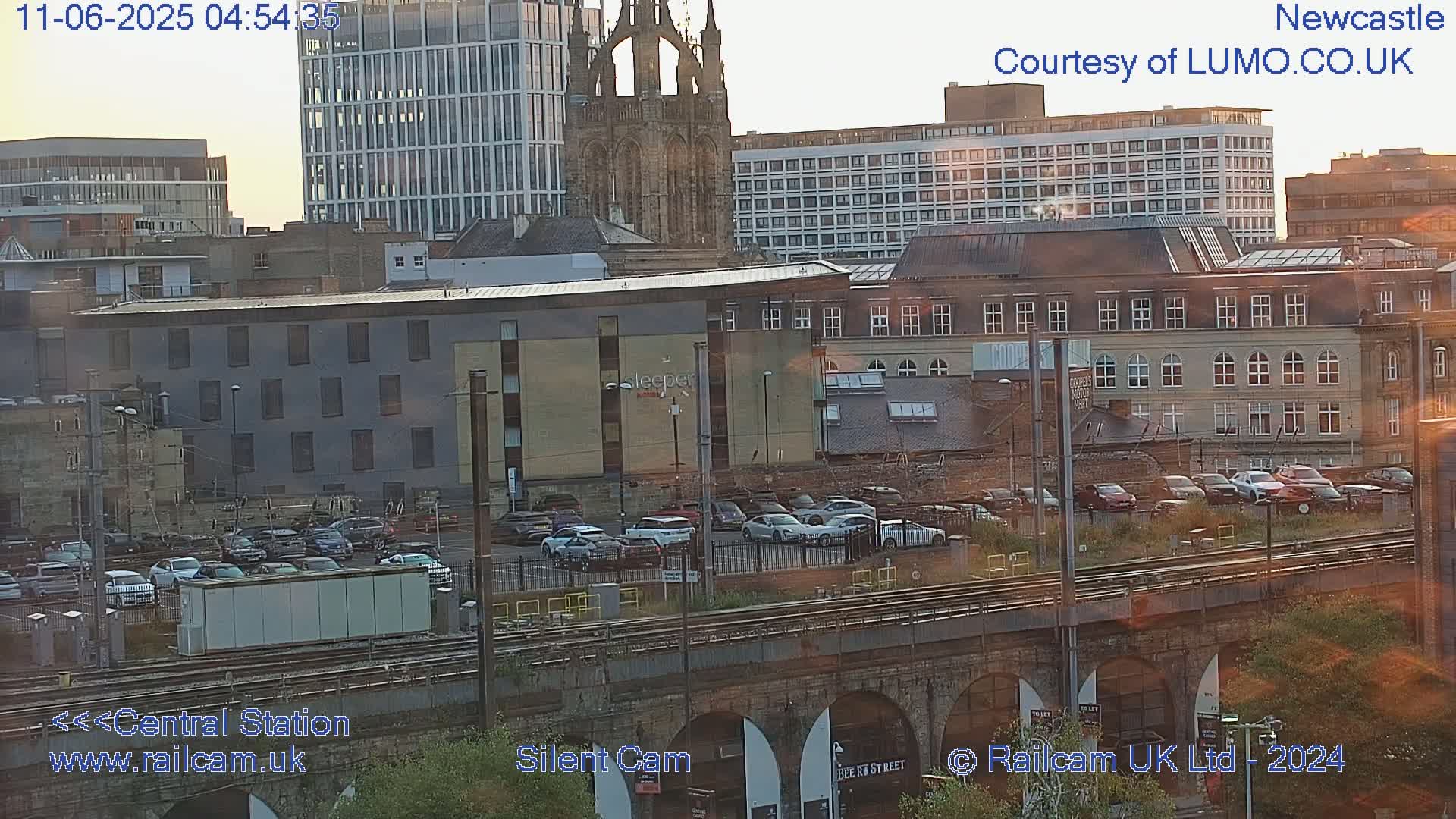 Newcastle upon Tyne Central Station Northeast Approach & Center Live Cam - Tyne and Wear, North East, England, United Kingdom