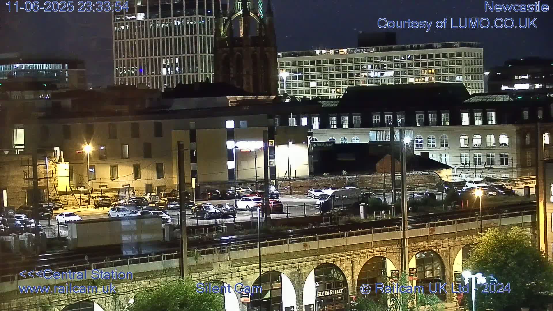 Newcastle upon Tyne Central Station Northeast Approach & Center Live Cam - Tyne and Wear, North East, England, United Kingdom