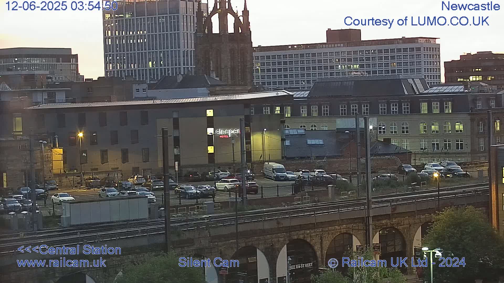 Newcastle upon Tyne Central Station Northeast Approach & Center Live Cam - Tyne and Wear, North East, England, United Kingdom
