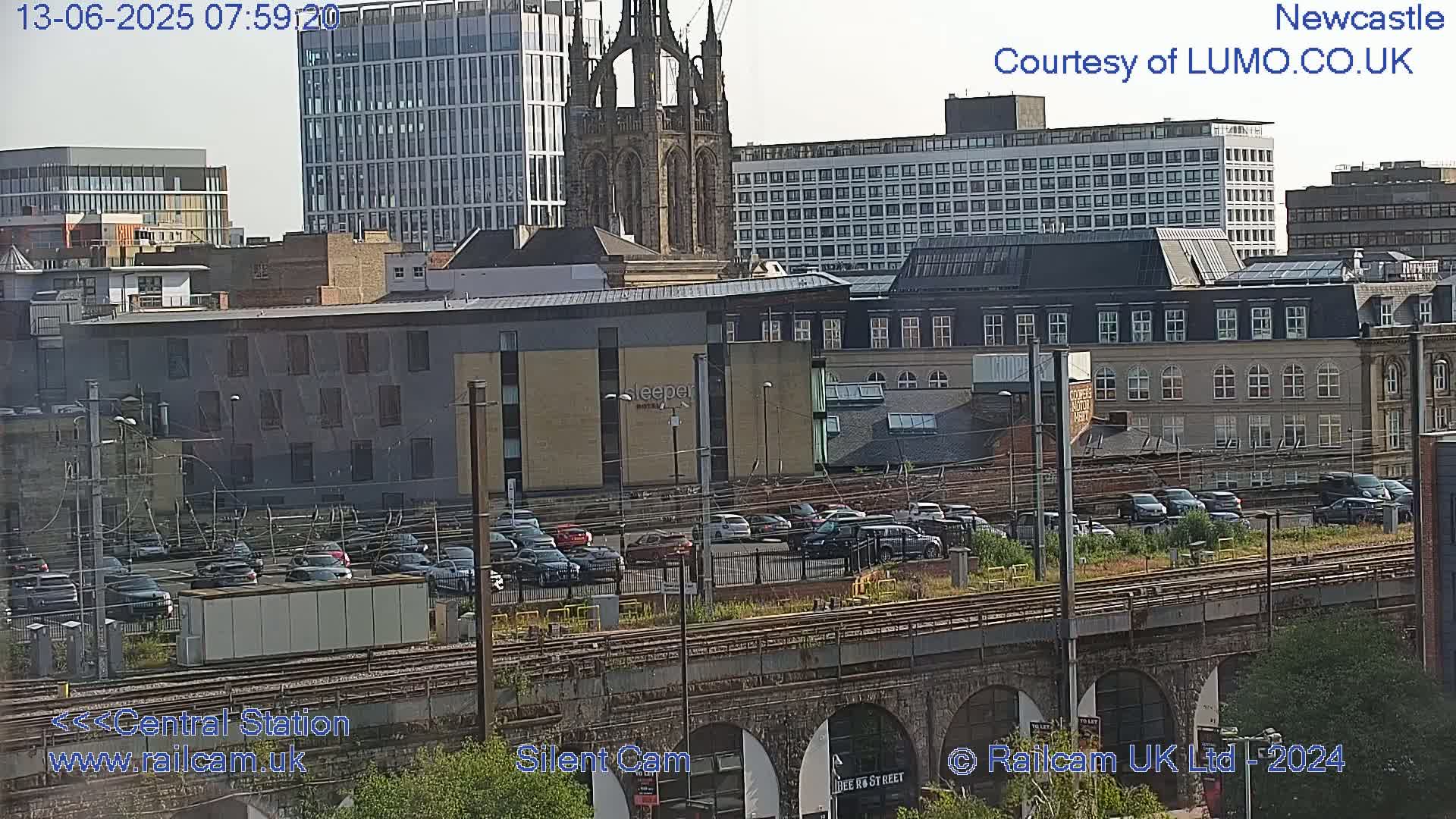 Newcastle upon Tyne Central Station Northeast Approach & Center Live Cam - Tyne and Wear, North East, England, United Kingdom