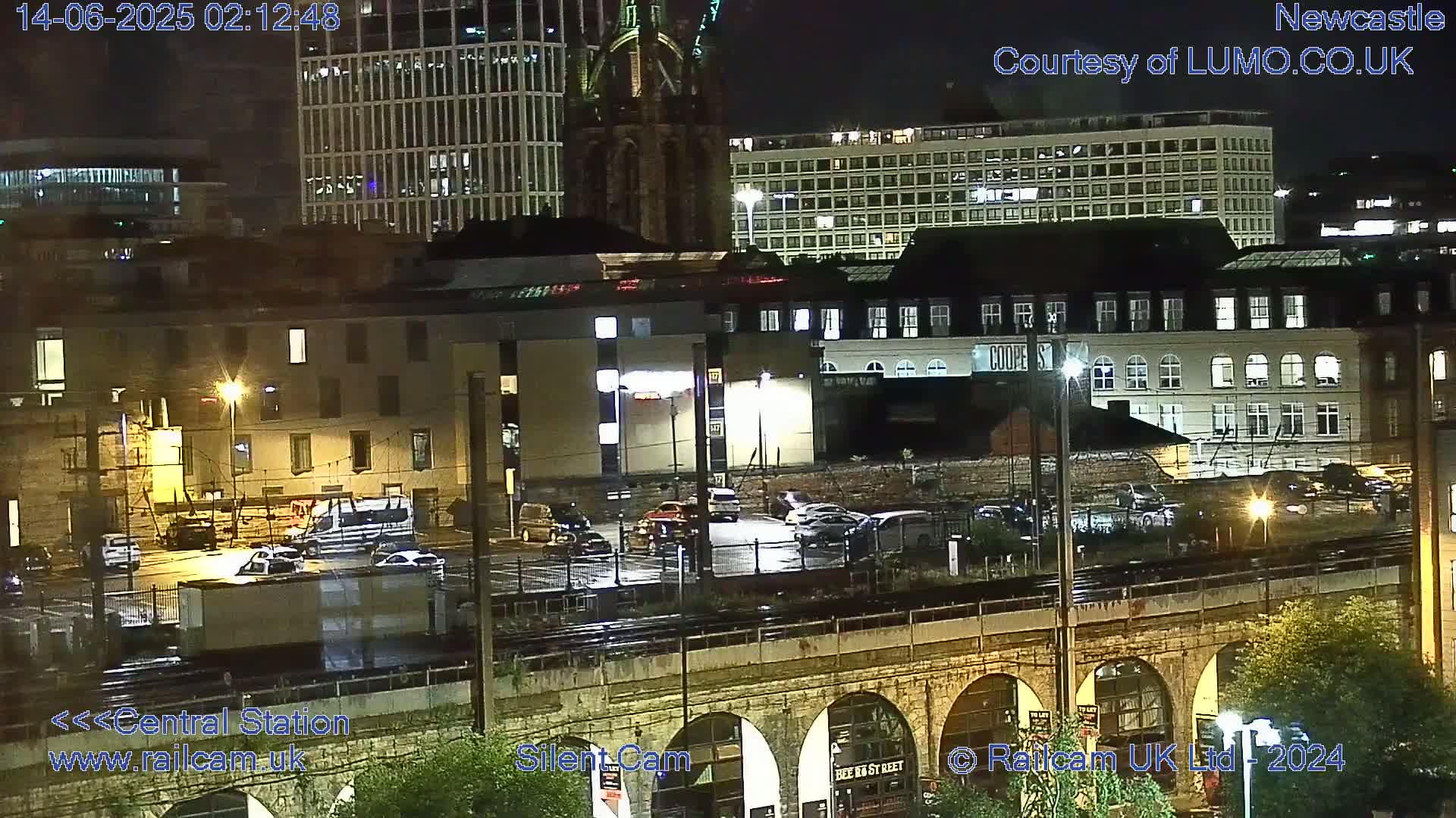 Newcastle upon Tyne Central Station Northeast Approach & Center Live Cam - Tyne and Wear, North East, England, United Kingdom