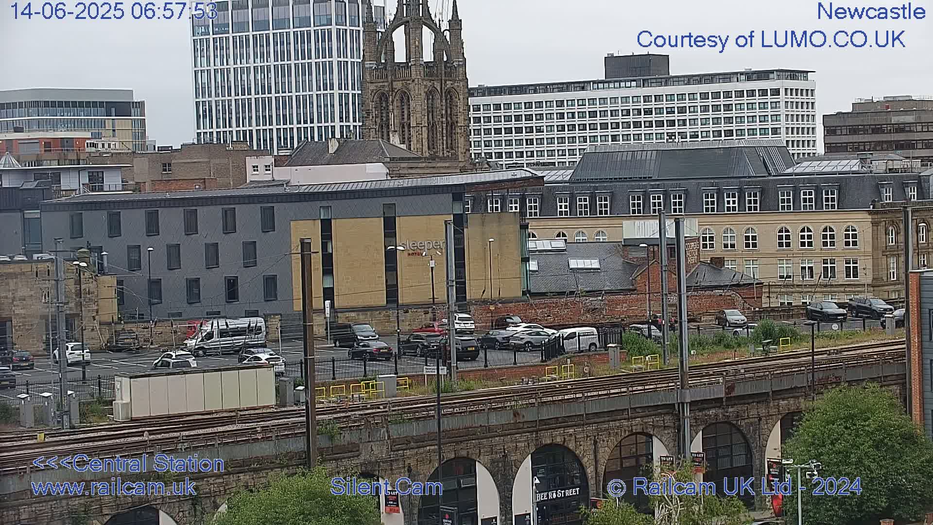 Newcastle upon Tyne Central Station Northeast Approach & Center Live Cam - Tyne and Wear, North East, England, United Kingdom
