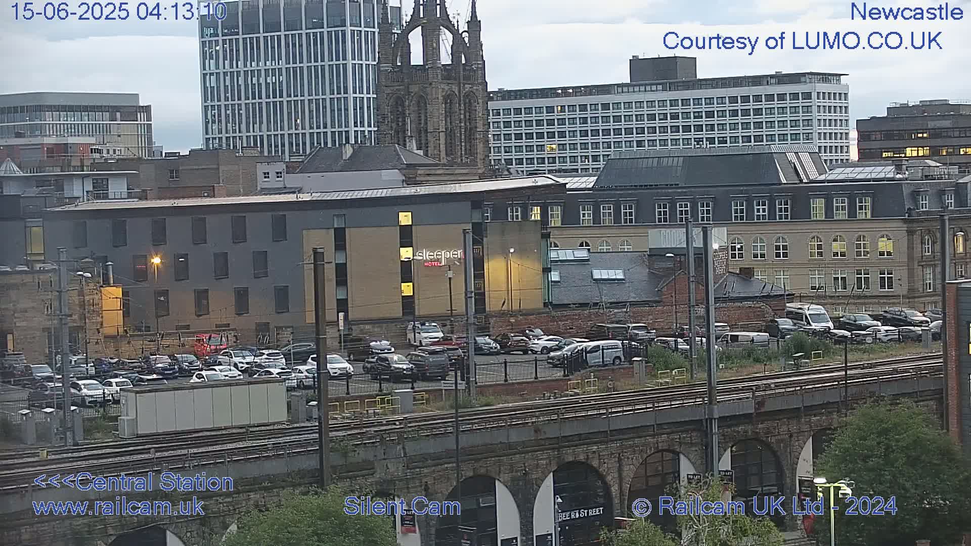 Newcastle upon Tyne Central Station Northeast Approach & Center Live Cam - Tyne and Wear, North East, England, United Kingdom