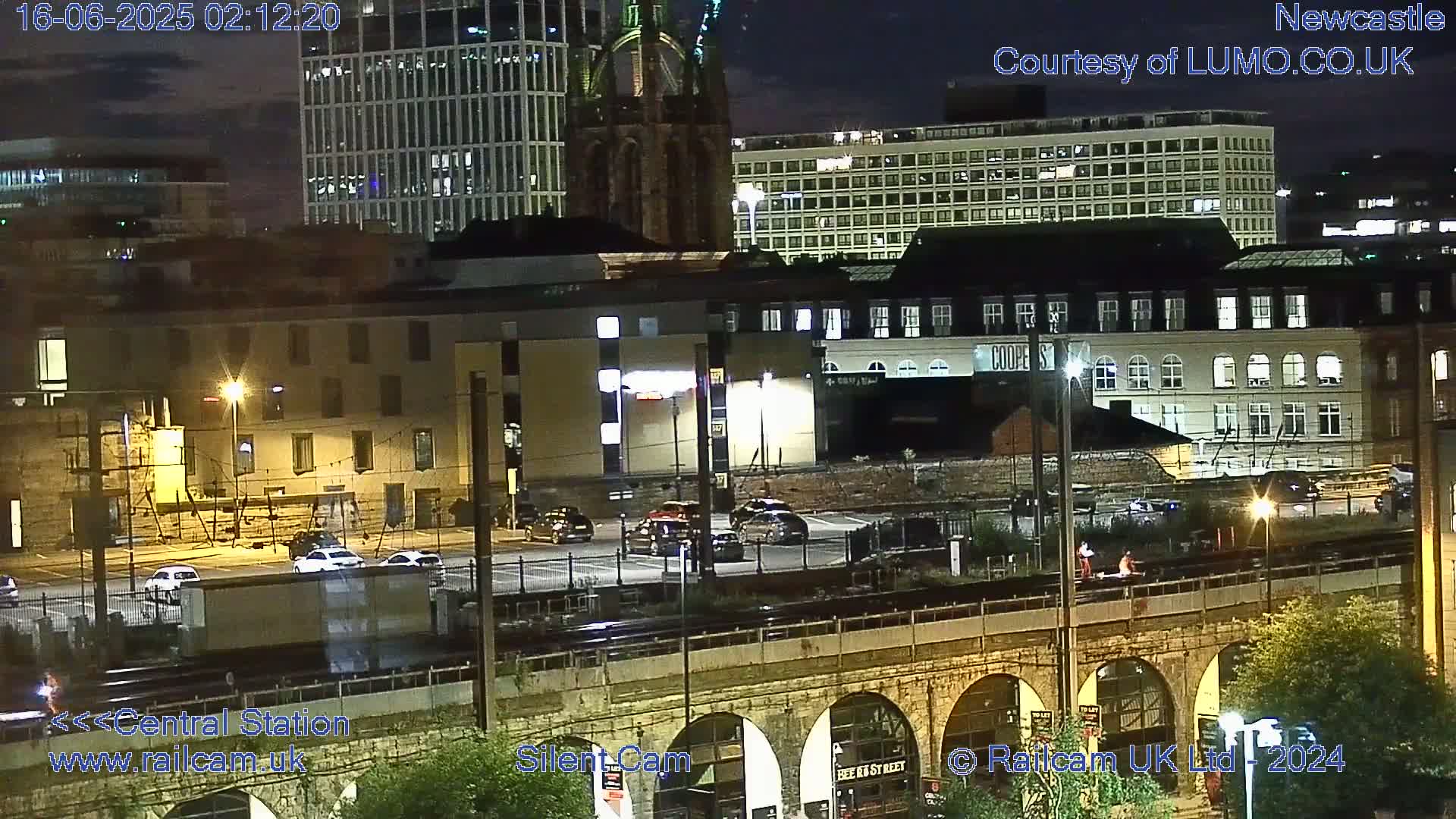 Newcastle upon Tyne Central Station Northeast Approach & Center Live Cam - Tyne and Wear, North East, England, United Kingdom
