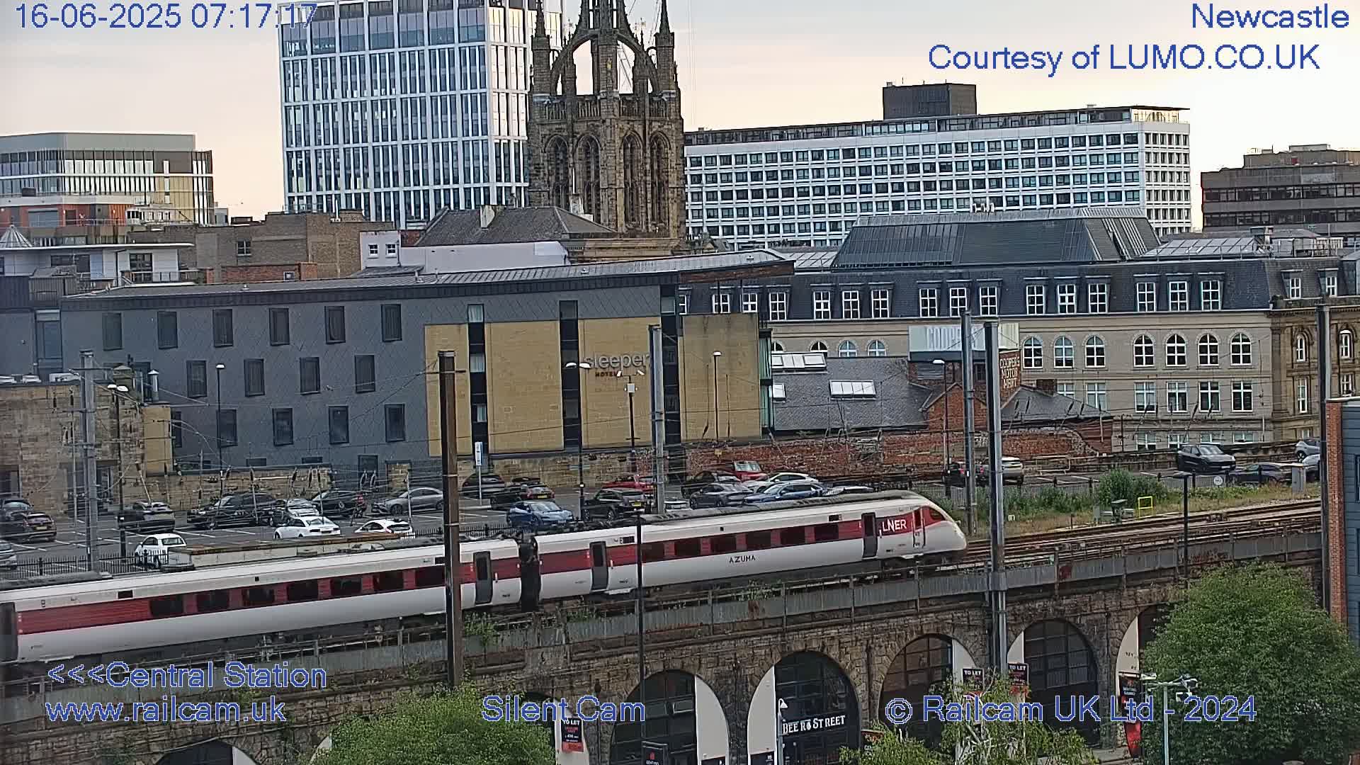 Newcastle upon Tyne Central Station Northeast Approach & Center Live Cam - Tyne and Wear, North East, England, United Kingdom