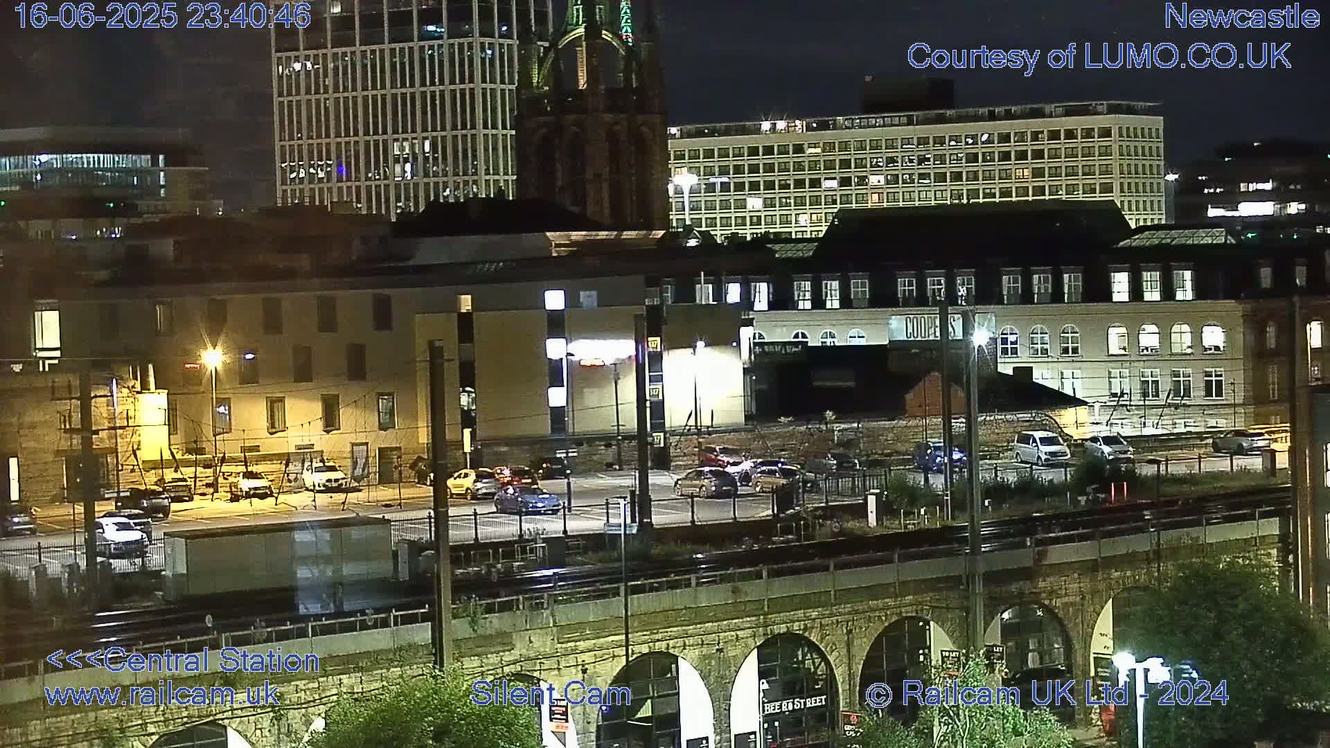 Newcastle upon Tyne Central Station Northeast Approach & Center Live Cam - Tyne and Wear, North East, England, United Kingdom