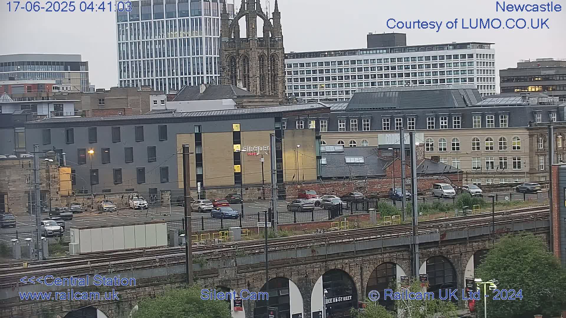 Newcastle upon Tyne Central Station Northeast Approach & Center Live Cam - Tyne and Wear, North East, England, United Kingdom