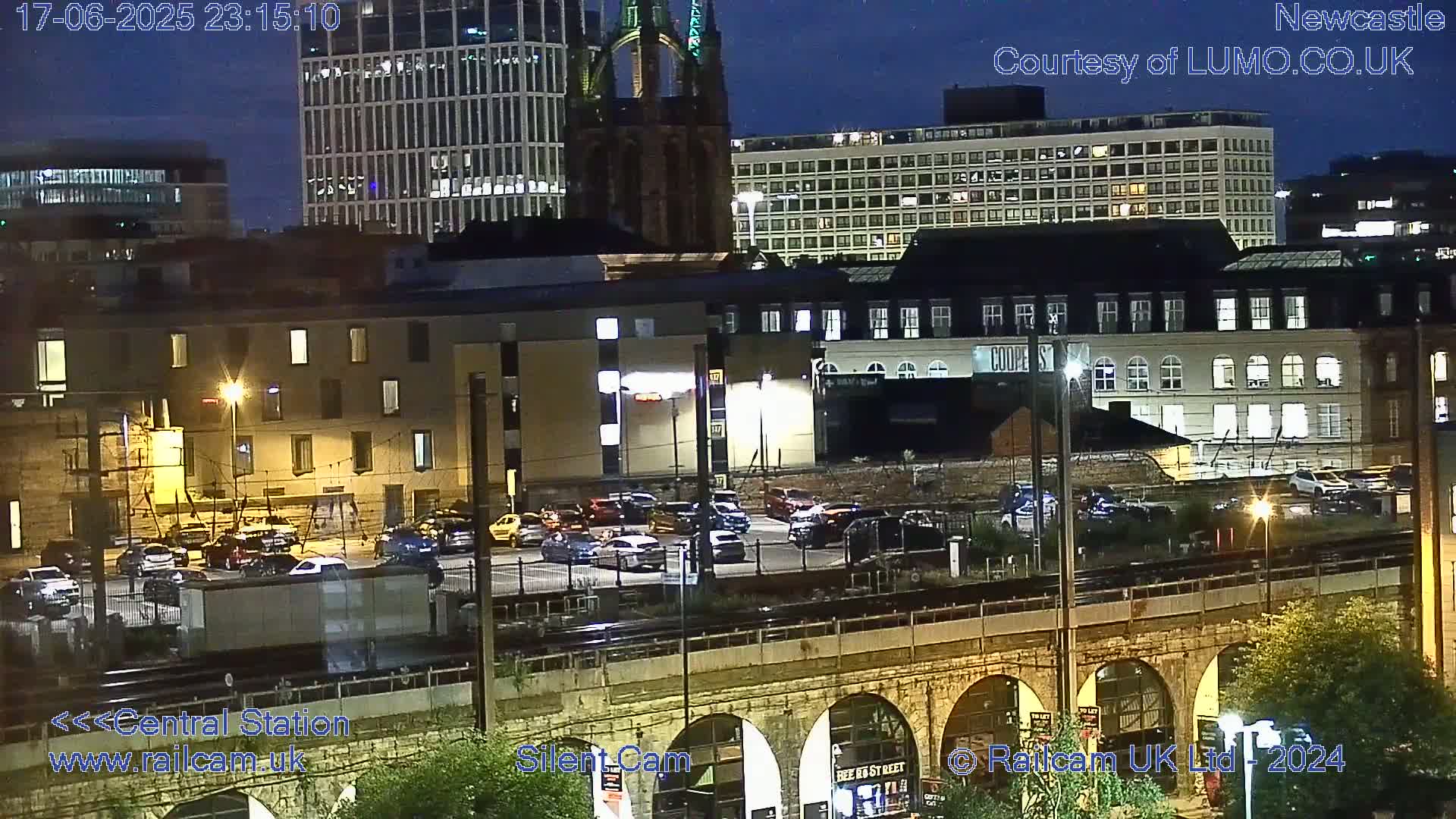 Newcastle upon Tyne Central Station Northeast Approach & Center Live Cam - Tyne and Wear, North East, England, United Kingdom