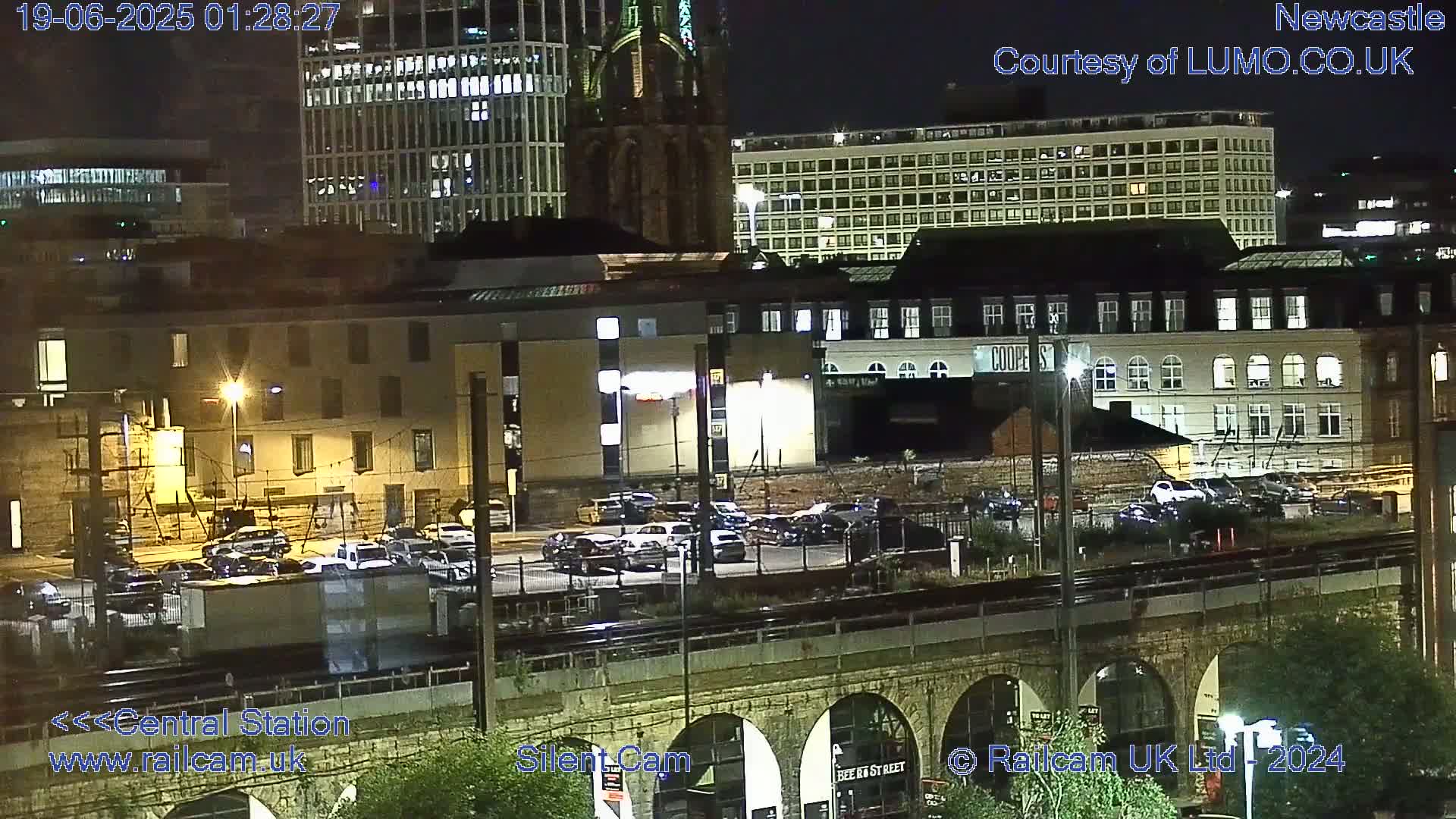 Newcastle upon Tyne Central Station Northeast Approach & Center Live Cam - Tyne and Wear, North East, England, United Kingdom