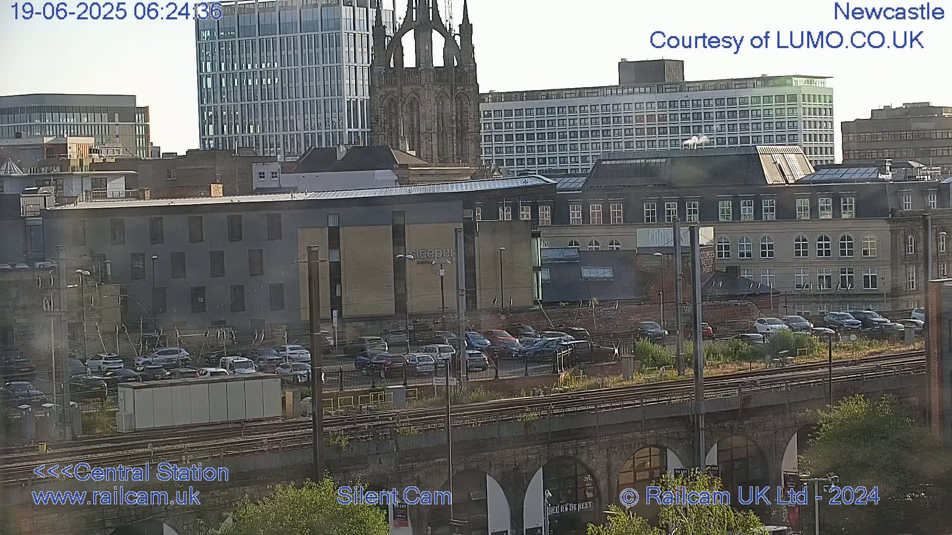 Newcastle upon Tyne Central Station Northeast Approach & Center Live Cam - Tyne and Wear, North East, England, United Kingdom