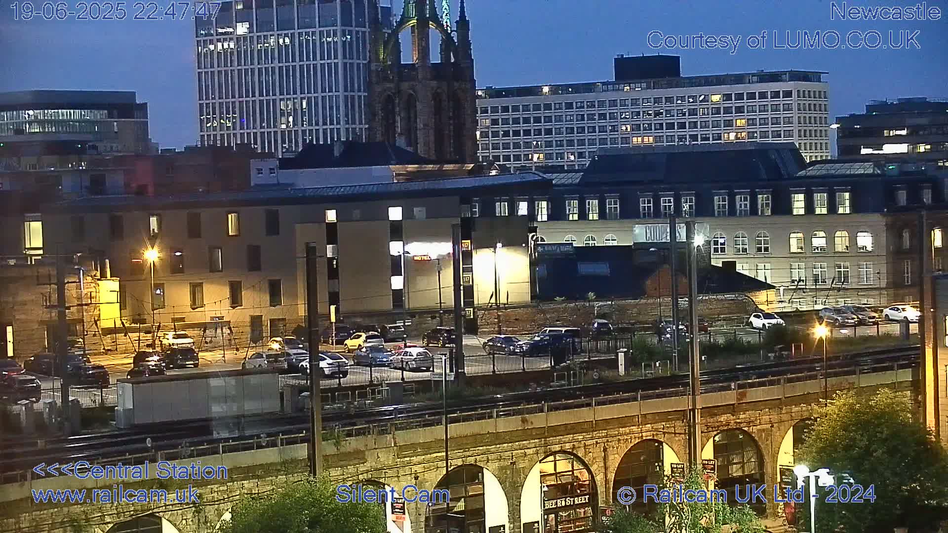 Newcastle upon Tyne Central Station Northeast Approach & Center Live Cam - Tyne and Wear, North East, England, United Kingdom