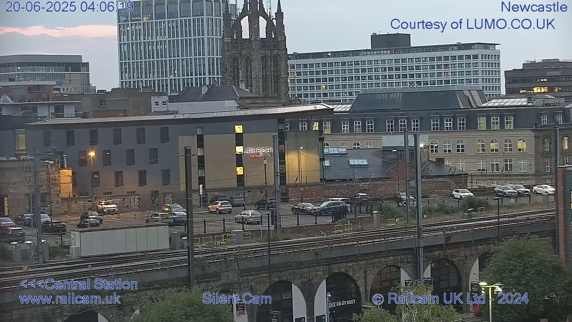 Newcastle upon Tyne Central Station Northeast Approach & Center Live Cam - Tyne and Wear, North East, England, United Kingdom