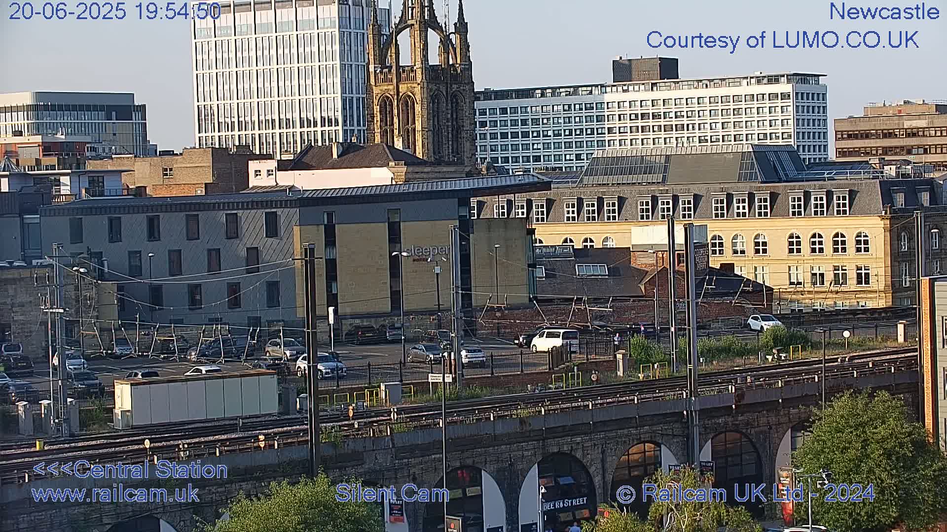 Newcastle upon Tyne Central Station Northeast Approach & Center Live Cam - Tyne and Wear, North East, England, United Kingdom