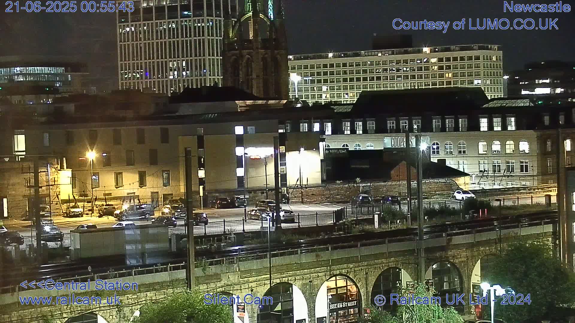 Newcastle upon Tyne Central Station Northeast Approach & Center Live Cam - Tyne and Wear, North East, England, United Kingdom