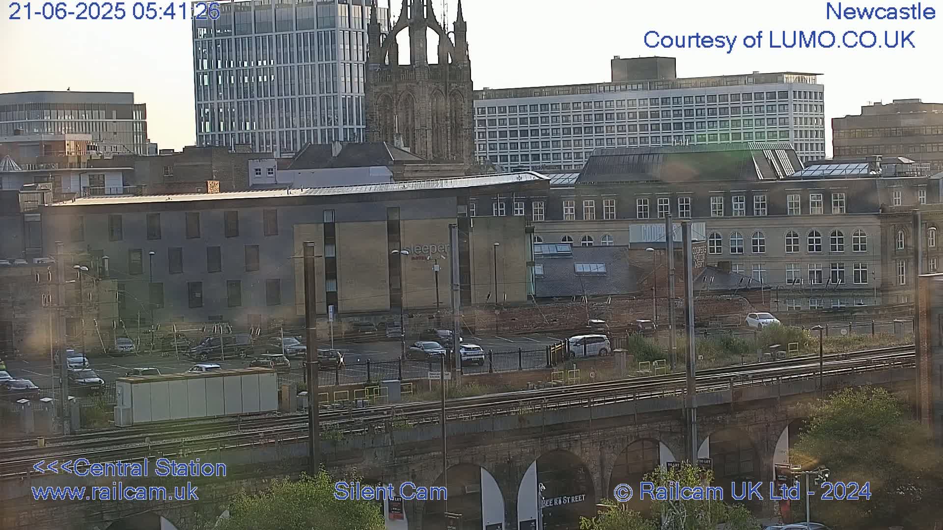 Newcastle upon Tyne Central Station Northeast Approach & Center Live Cam - Tyne and Wear, North East, England, United Kingdom