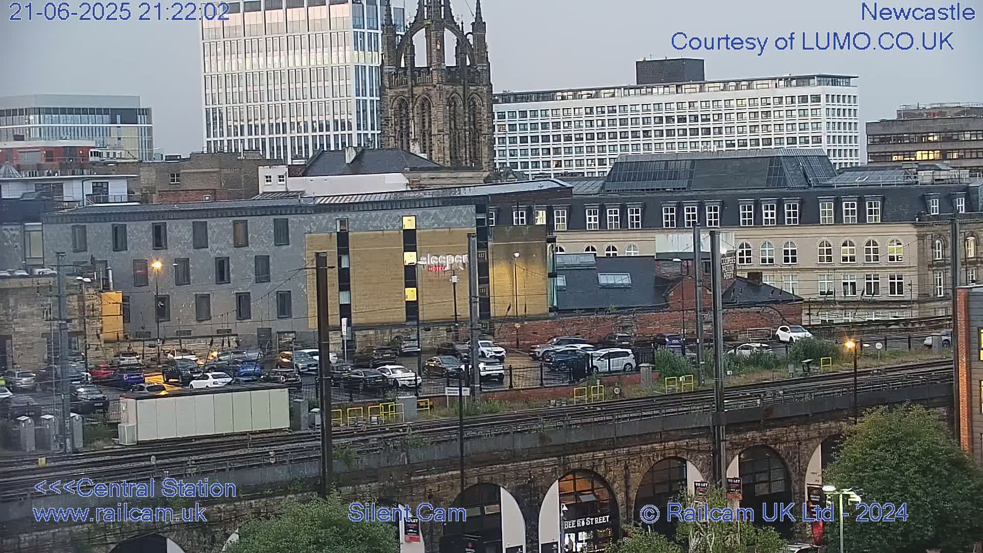 Newcastle upon Tyne Central Station Northeast Approach & Center Live Cam - Tyne and Wear, North East, England, United Kingdom