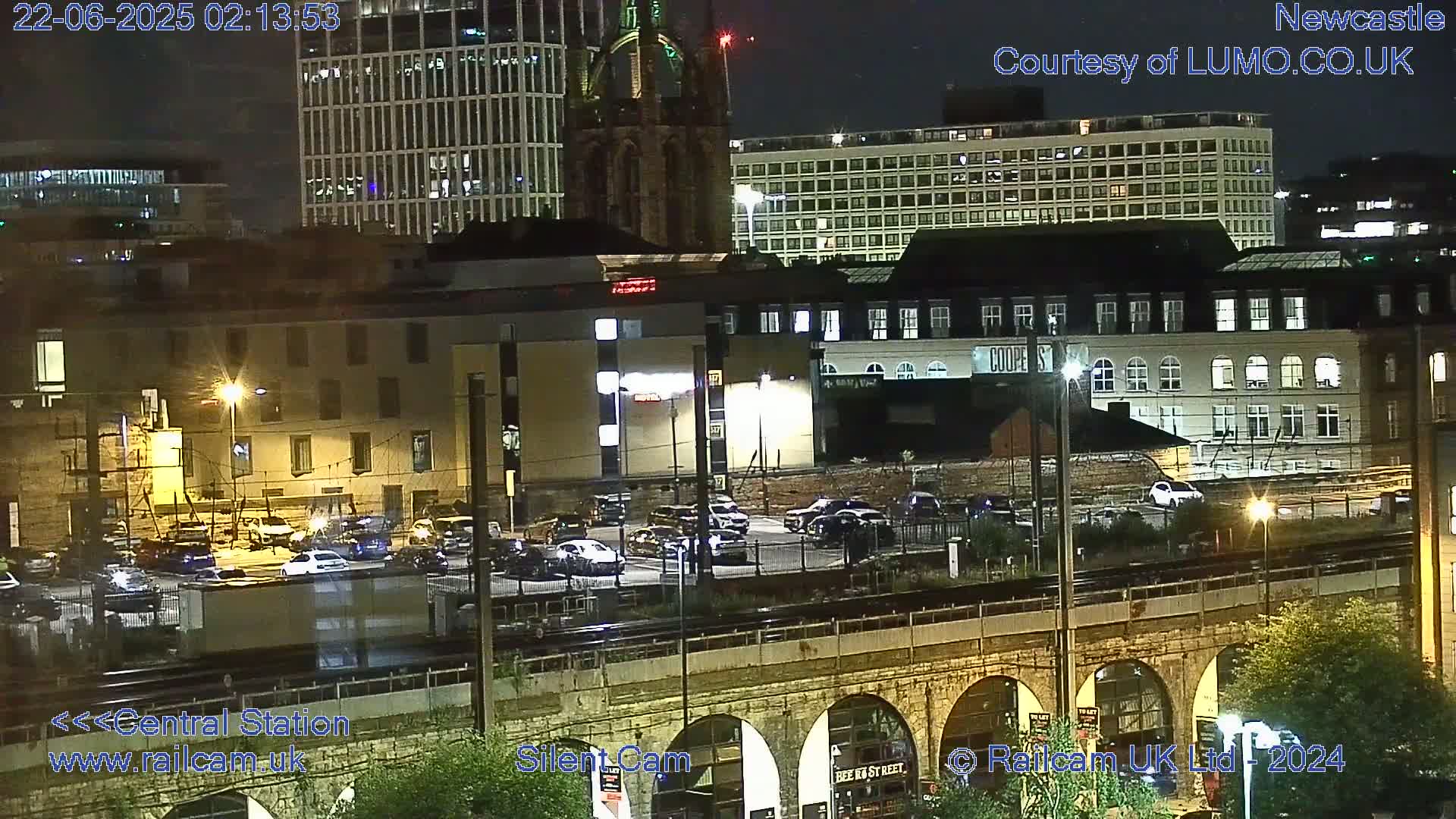 Newcastle upon Tyne Central Station Northeast Approach & Center Live Cam - Tyne and Wear, North East, England, United Kingdom
