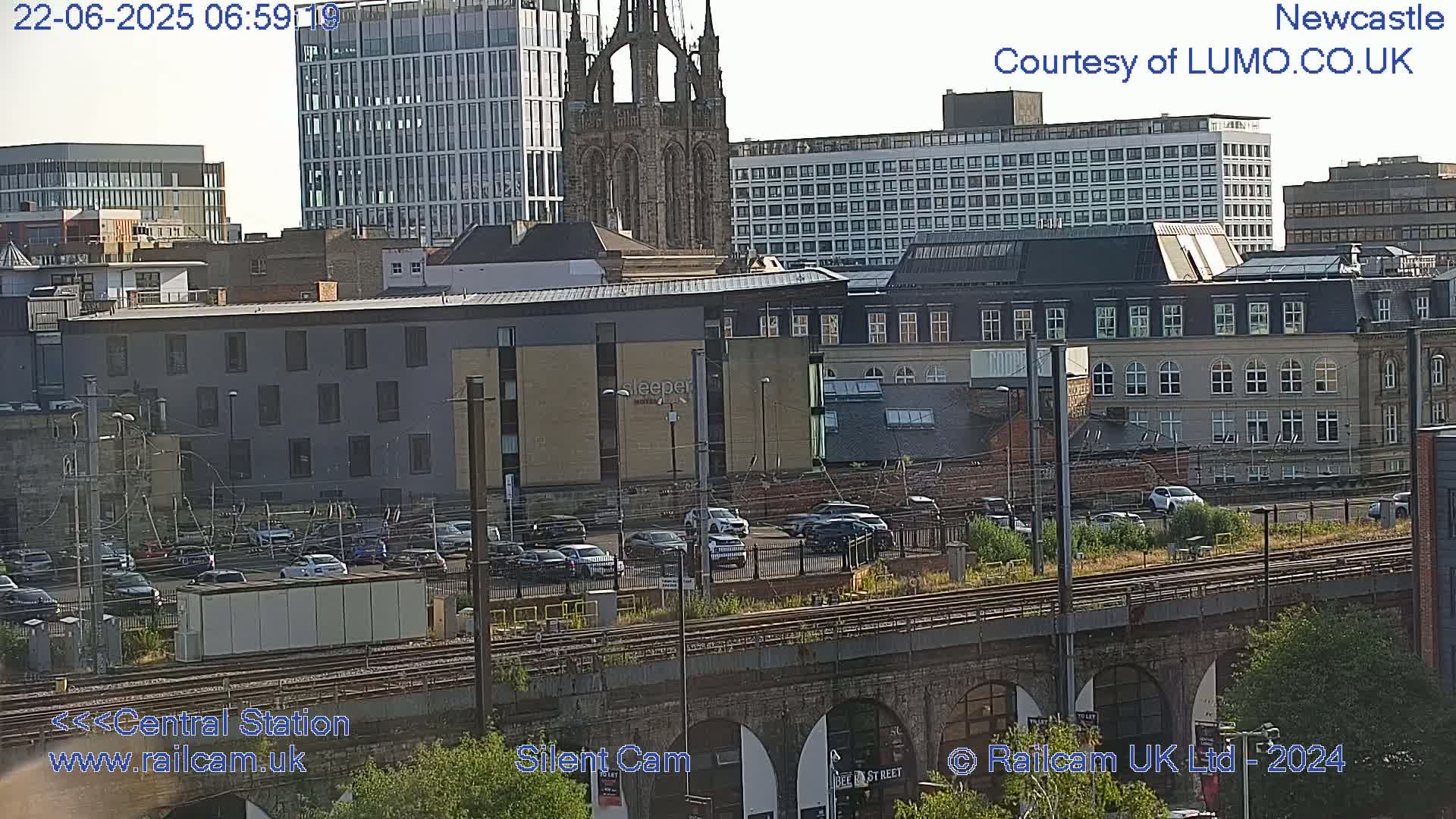 Newcastle upon Tyne Central Station Northeast Approach & Center Live Cam - Tyne and Wear, North East, England, United Kingdom