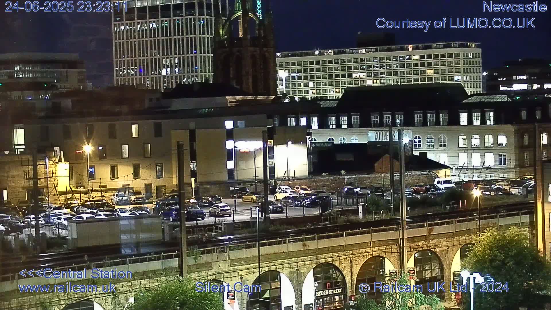 Newcastle upon Tyne Central Station Northeast Approach & Center Live Cam - Tyne and Wear, North East, England, United Kingdom