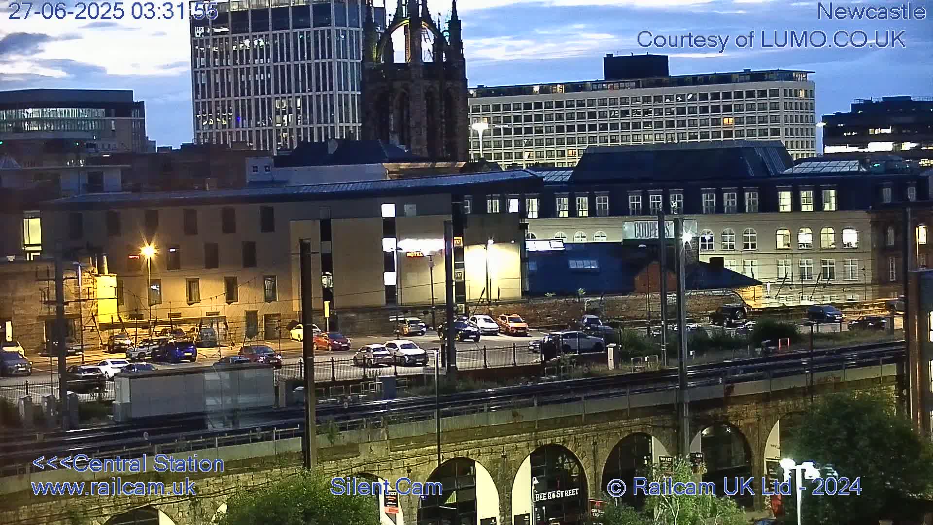 Newcastle upon Tyne Central Station Northeast Approach & Center Live Cam - Tyne and Wear, North East, England, United Kingdom