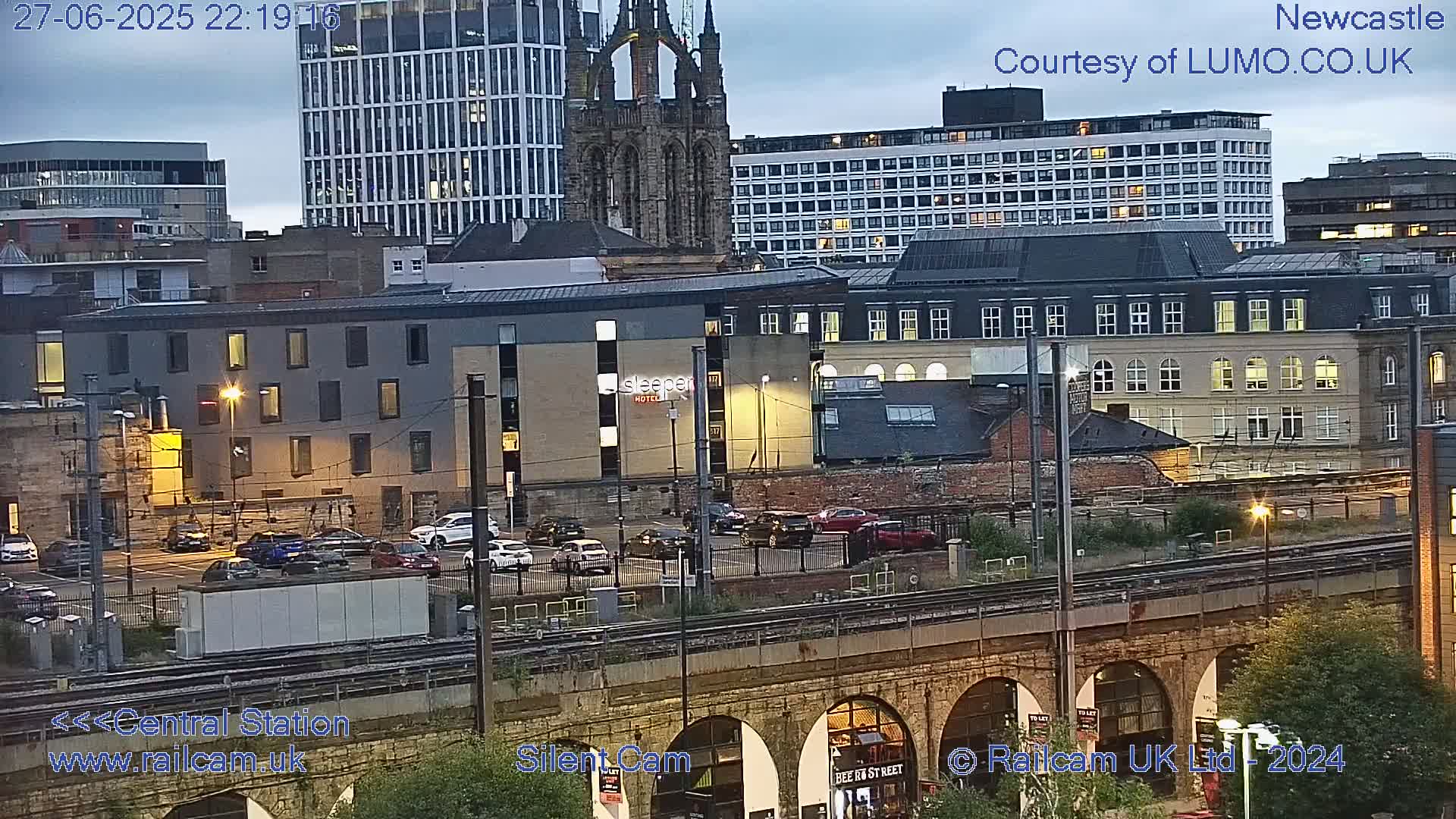 Newcastle upon Tyne Central Station Northeast Approach & Center Live Cam - Tyne and Wear, North East, England, United Kingdom
