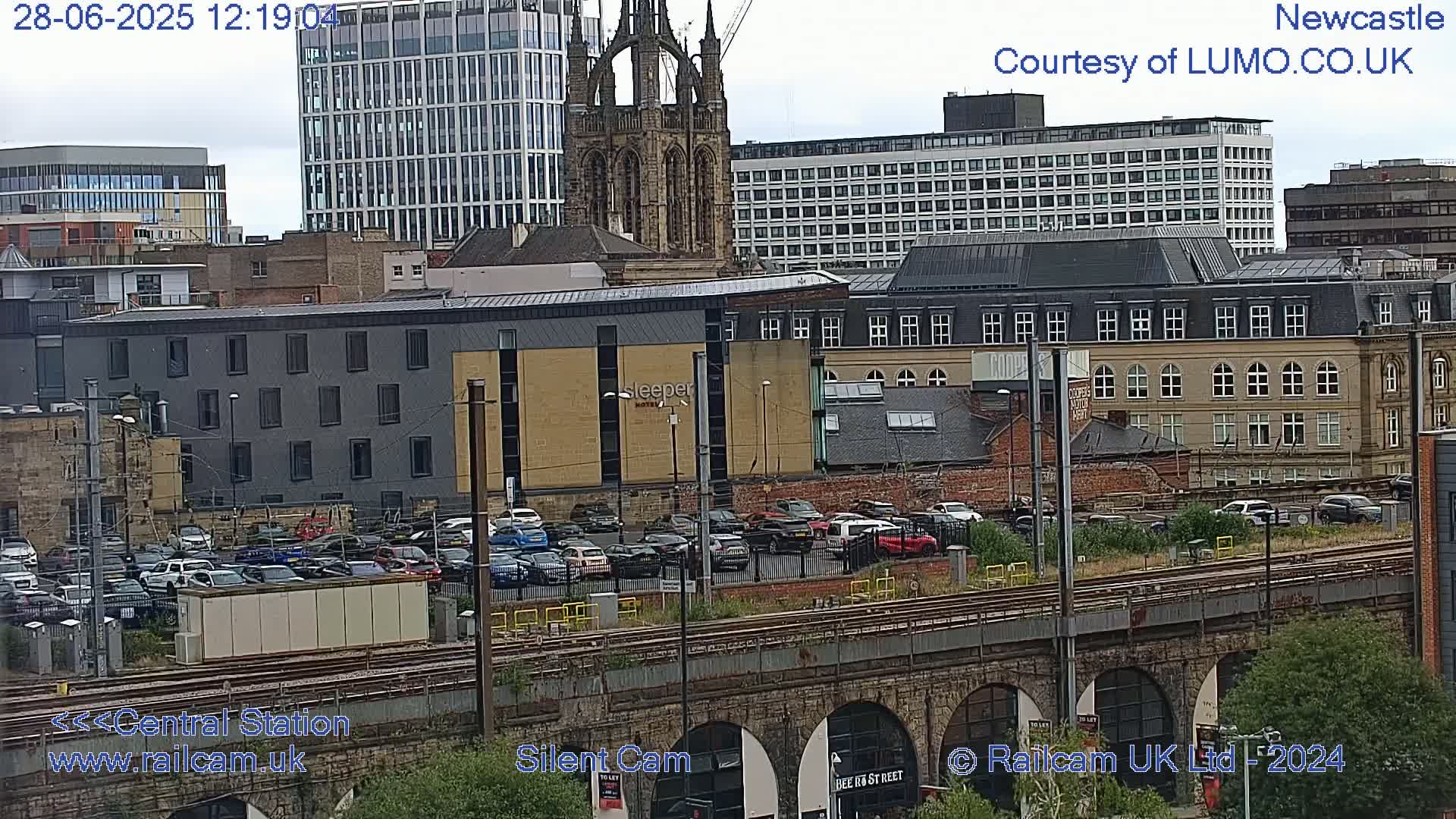 Newcastle upon Tyne Central Station Northeast Approach & Center Live Cam - Tyne and Wear, North East, England, United Kingdom
