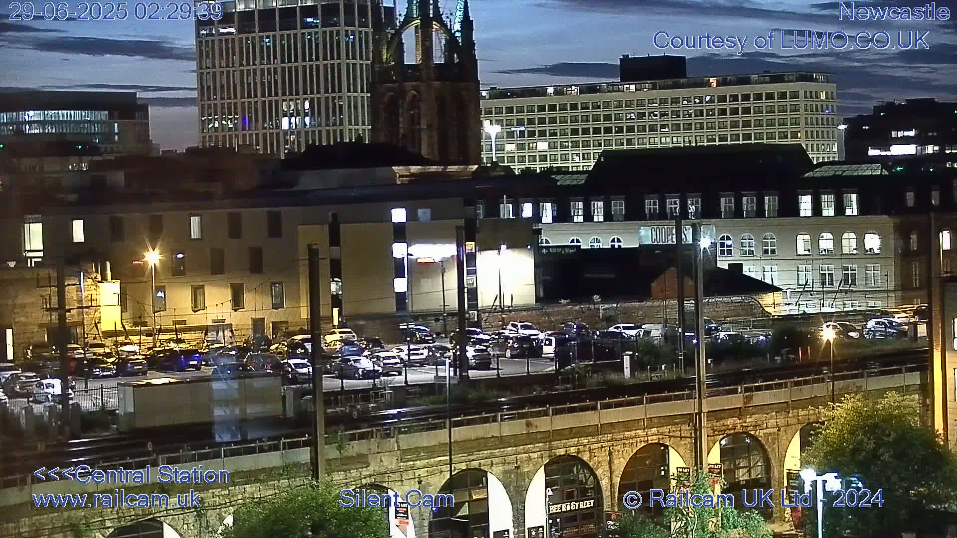 Newcastle upon Tyne Central Station Northeast Approach & Center Live Cam - Tyne and Wear, North East, England, United Kingdom