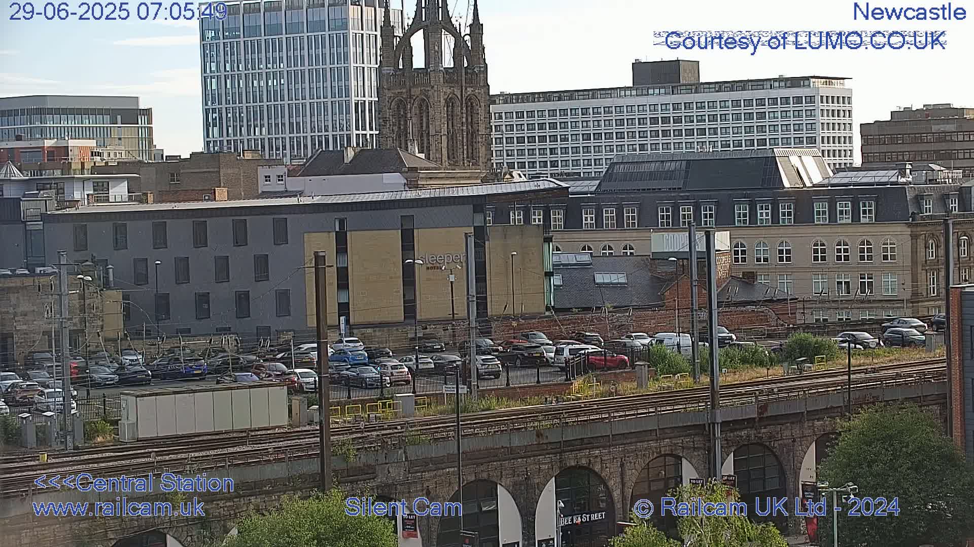 Newcastle upon Tyne Central Station Northeast Approach & Center Live Cam - Tyne and Wear, North East, England, United Kingdom