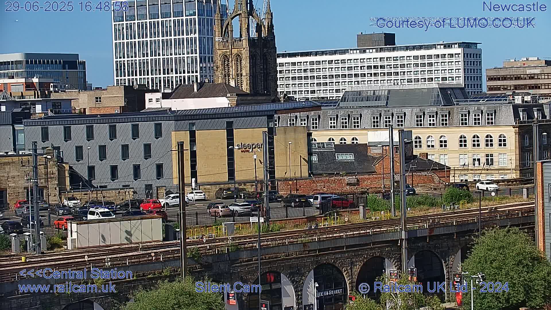 Newcastle upon Tyne Central Station Northeast Approach & Center Live Cam - Tyne and Wear, North East, England, United Kingdom