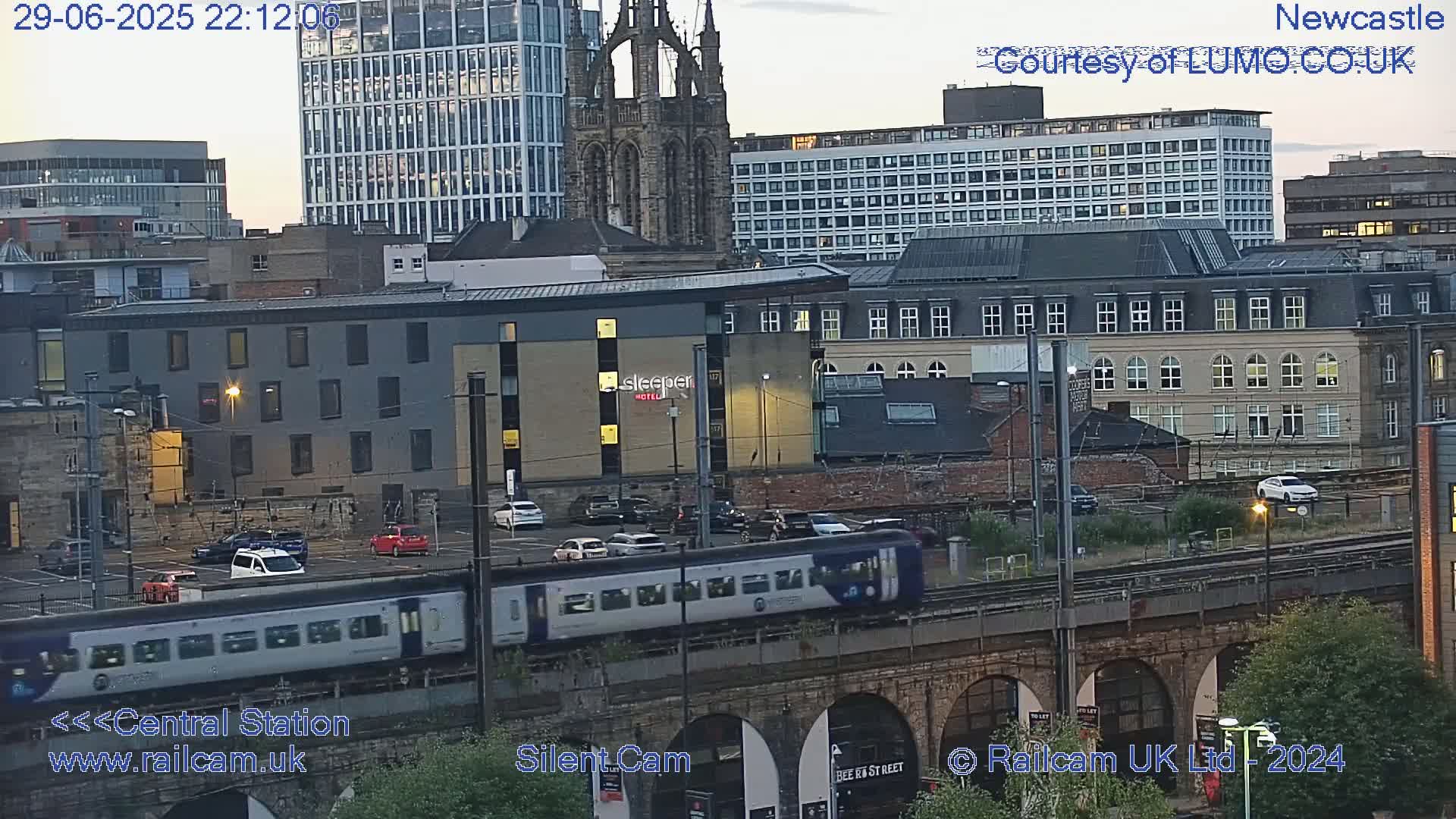 Newcastle upon Tyne Central Station Northeast Approach & Center Live Cam - Tyne and Wear, North East, England, United Kingdom