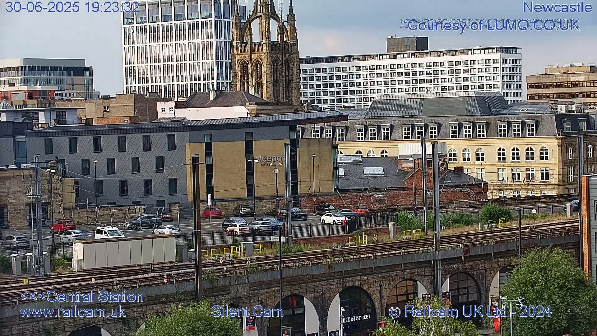 Newcastle upon Tyne Central Station Northeast Approach & Center Live Cam - Tyne and Wear, North East, England, United Kingdom