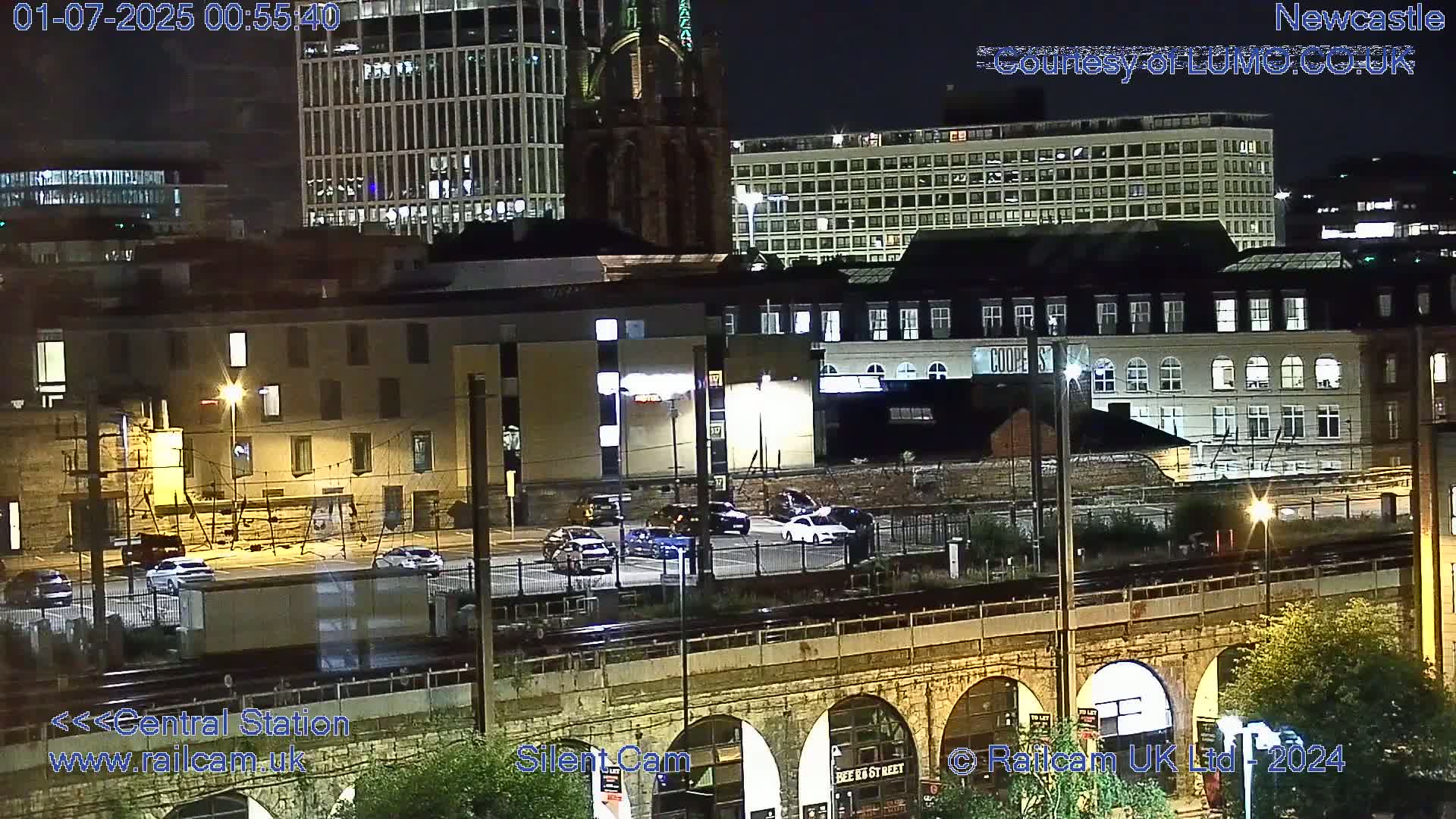 Newcastle upon Tyne Central Station Northeast Approach & Center Live Cam - Tyne and Wear, North East, England, United Kingdom