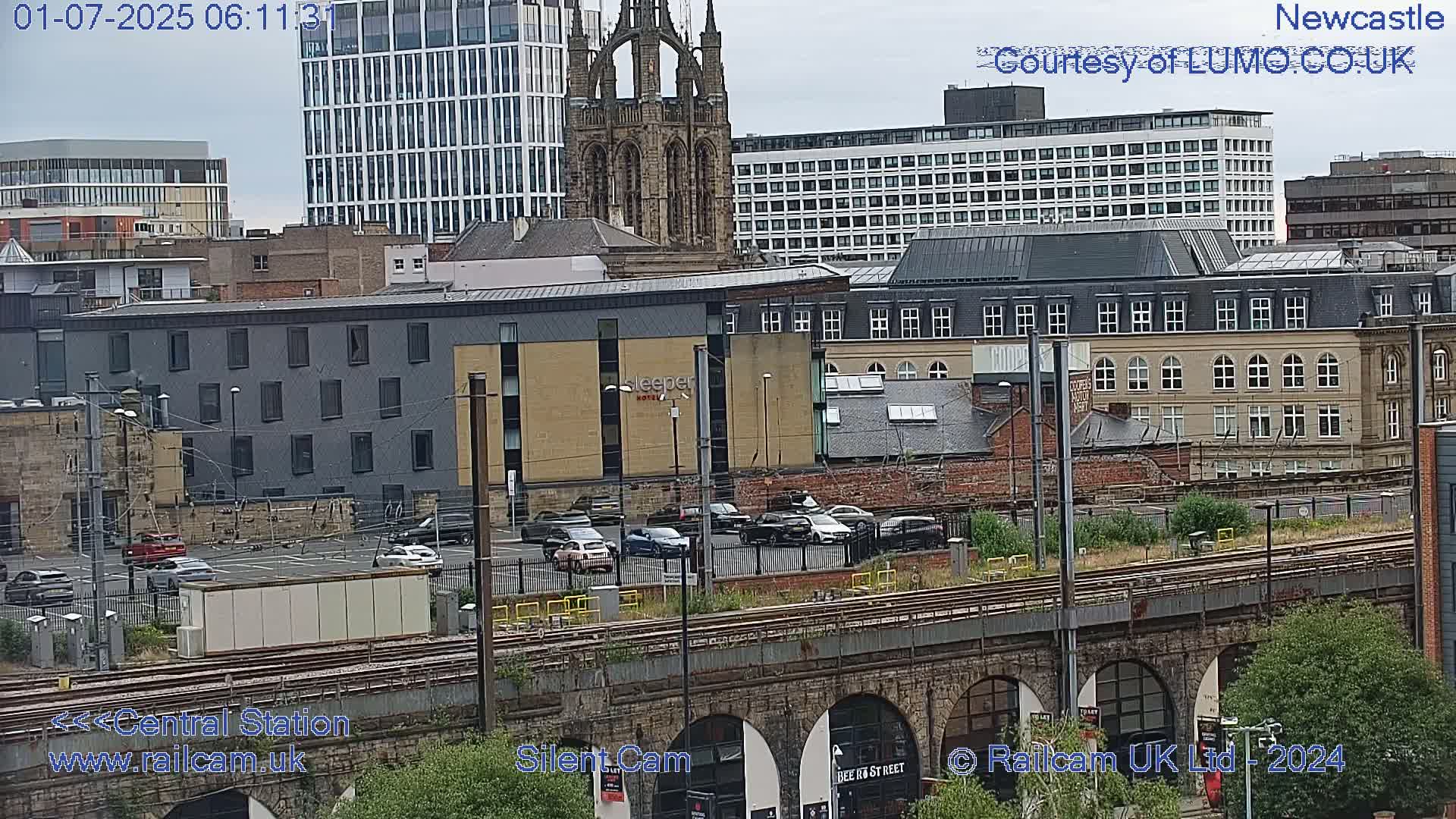 Newcastle upon Tyne Central Station Northeast Approach & Center Live Cam - Tyne and Wear, North East, England, United Kingdom